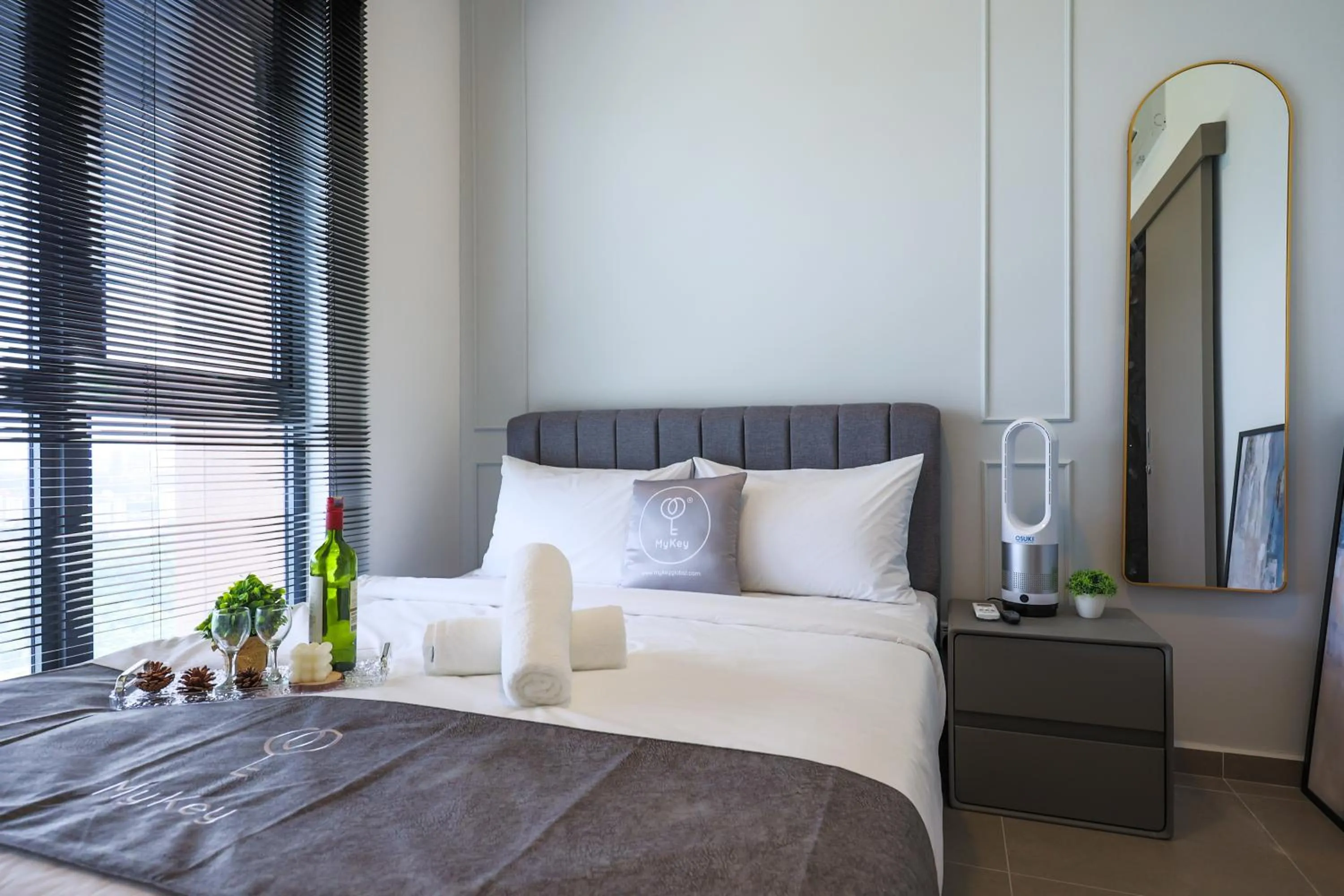 Bed in Mossaz Suites by MyKey