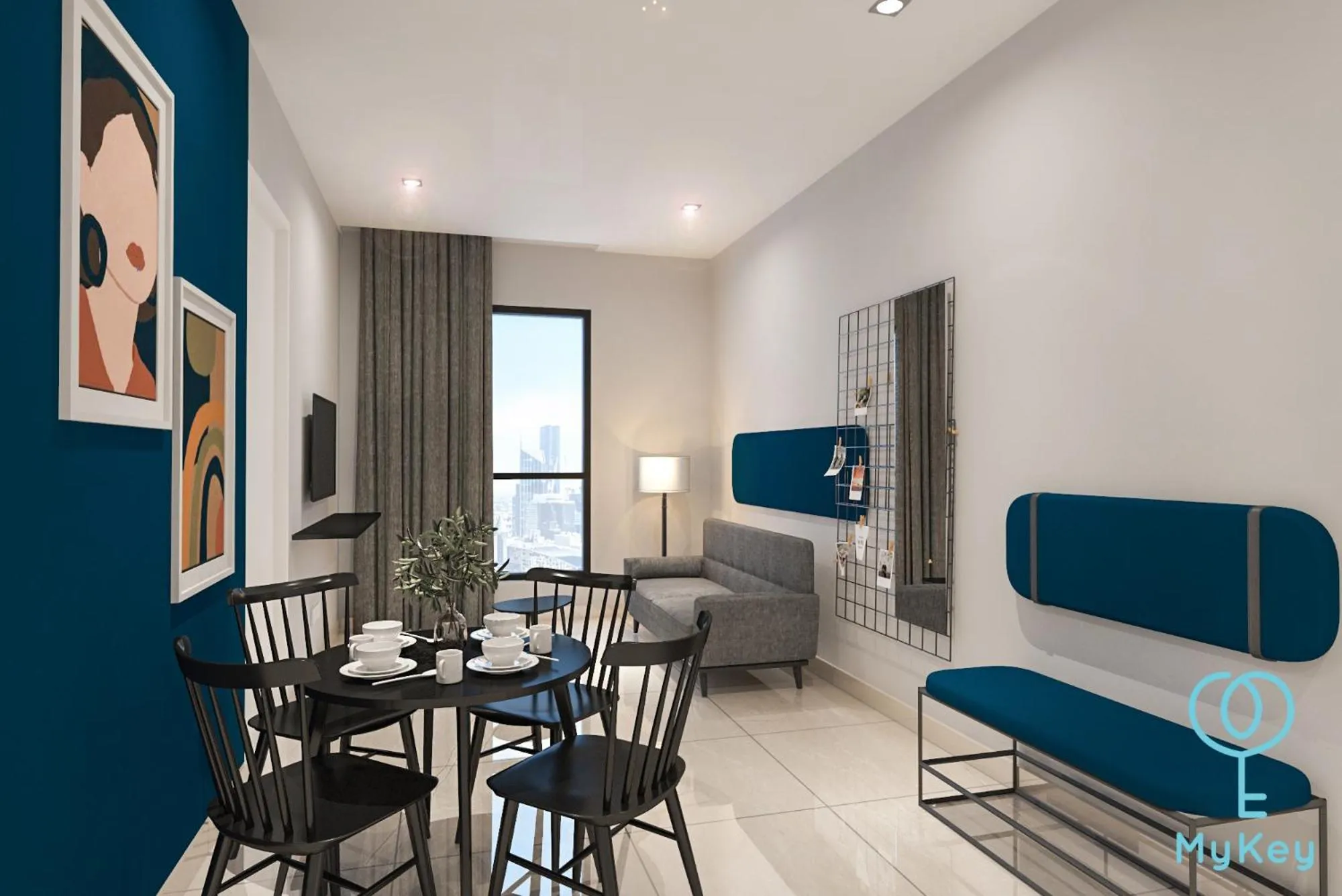 Bed in Mossaz Suites by MyKey