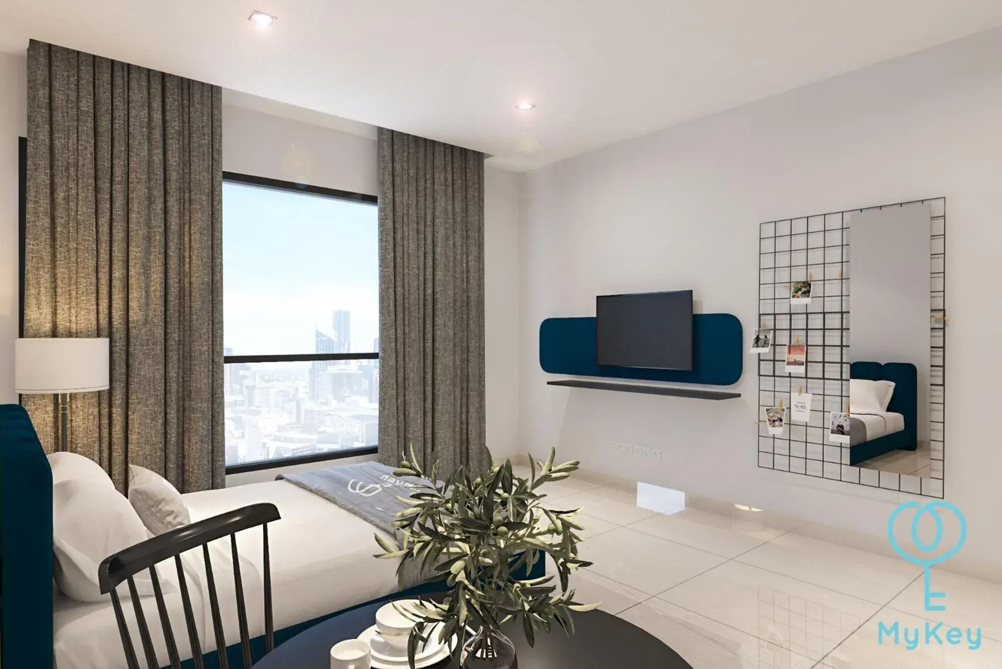 Bed in Mossaz Suites by MyKey Bed in Mossaz Suites by MyKey