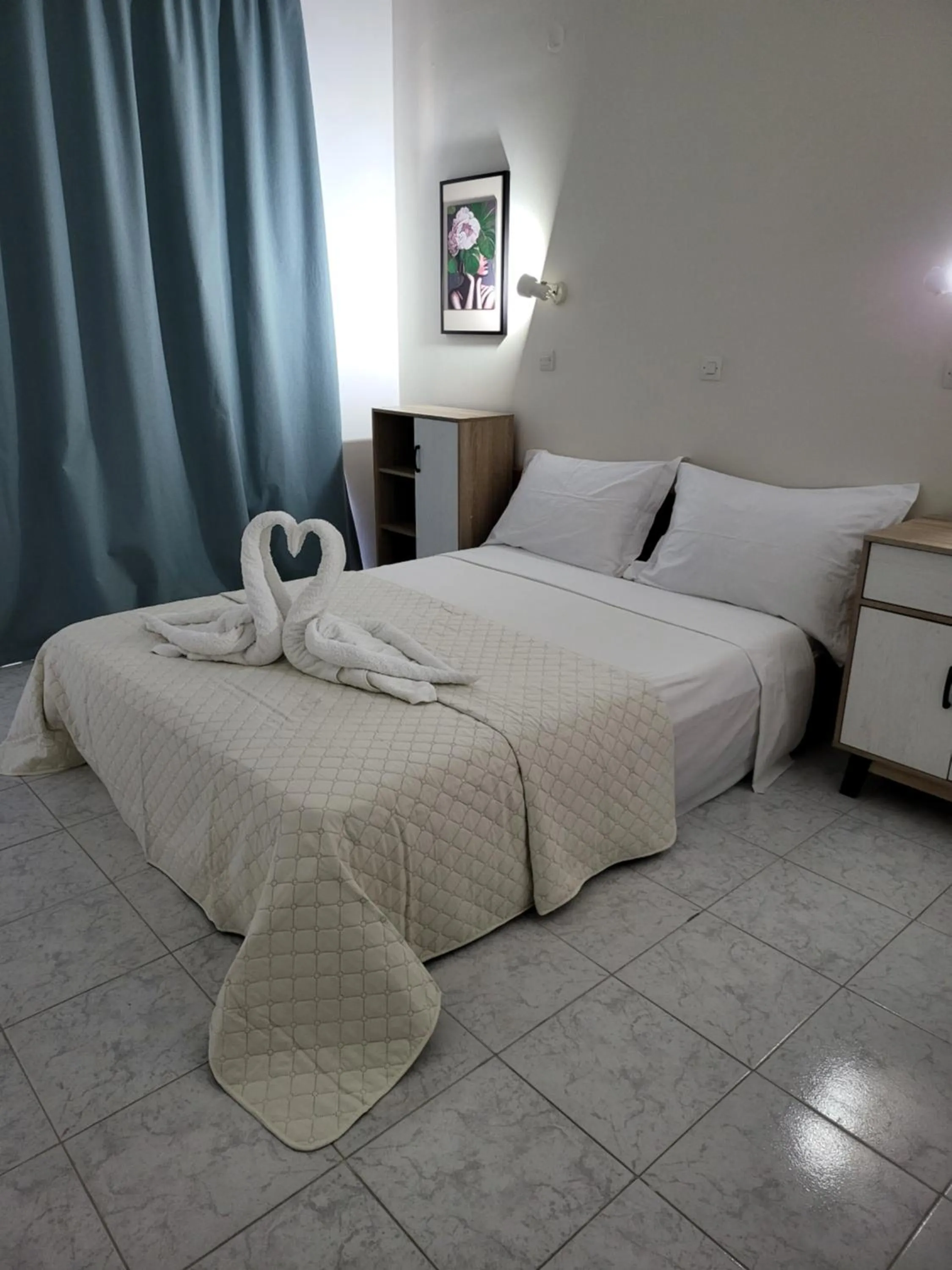 Bedroom, Bed in Pyrgos Hotel Apartments