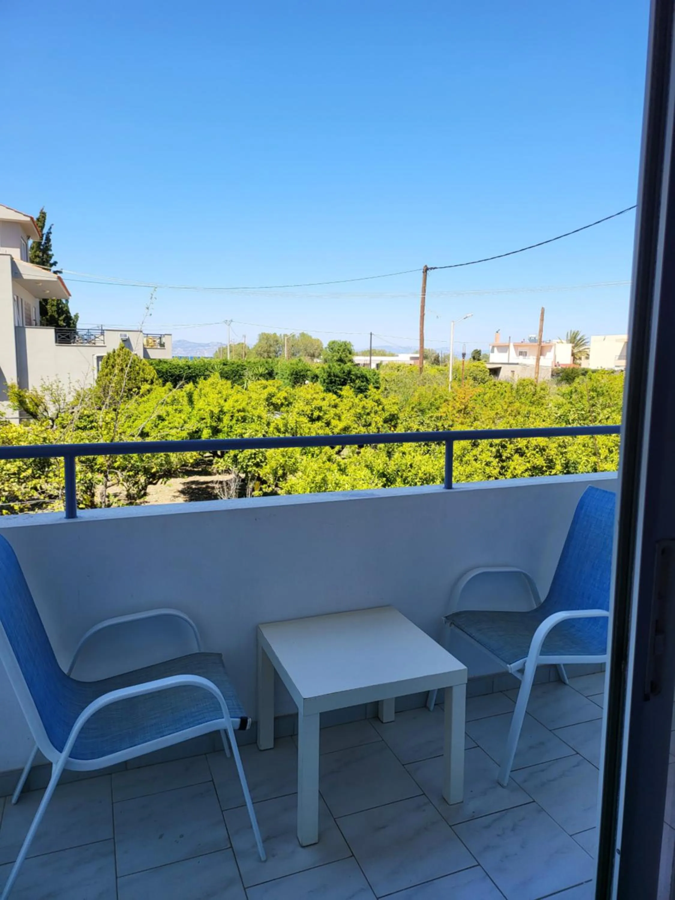Balcony/Terrace in Pyrgos Hotel Apartments