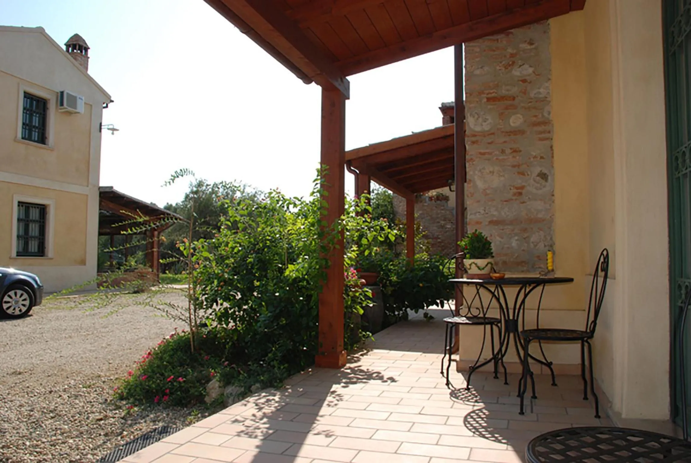 Patio in Agriturismo Frangivento
