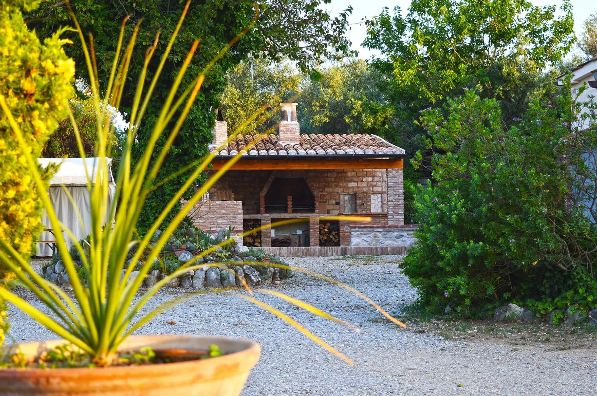 BBQ facilities in Agriturismo Frangivento