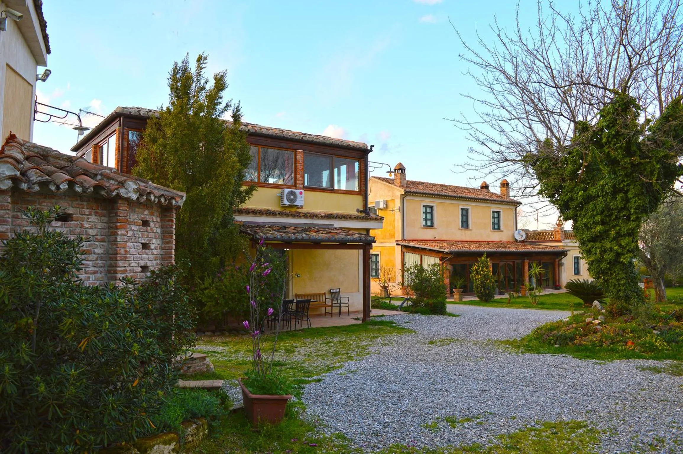 Garden view in Agriturismo Frangivento