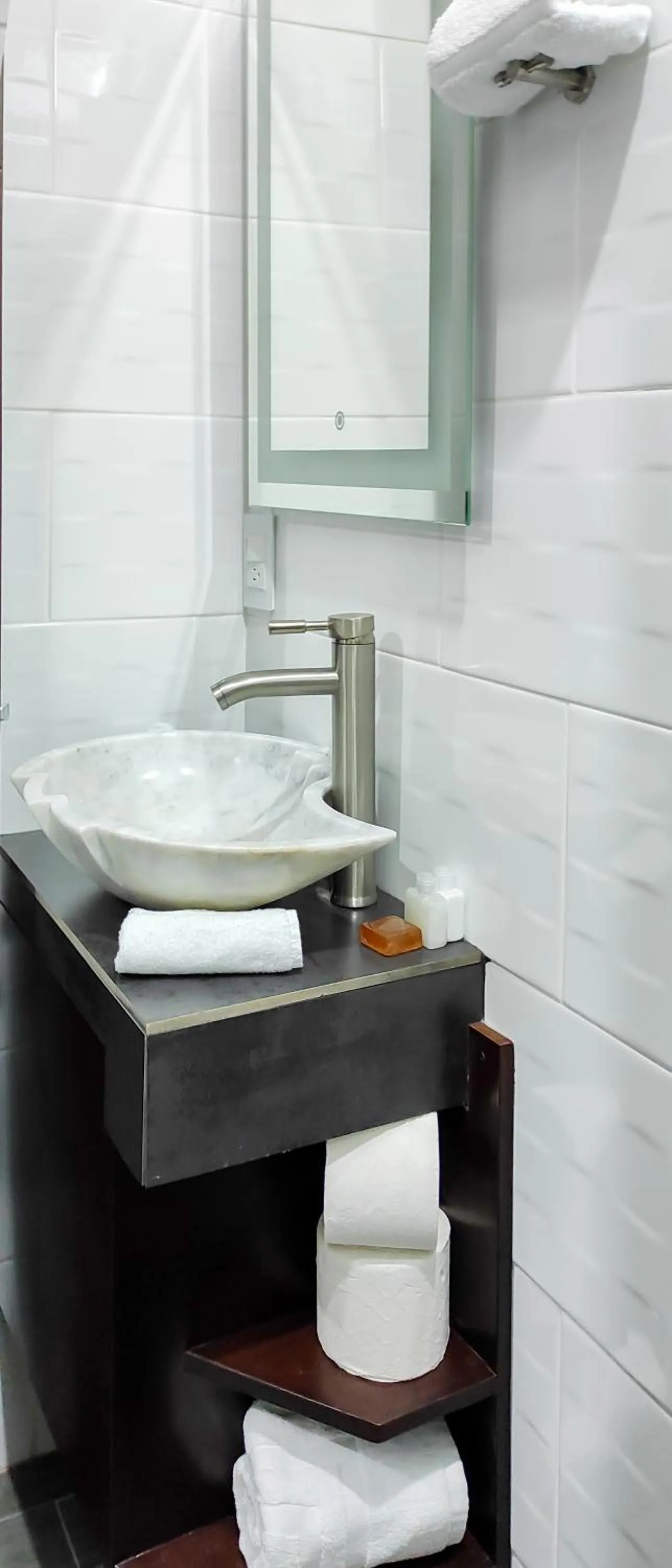 Bathroom in Nueve Agaves Hotel