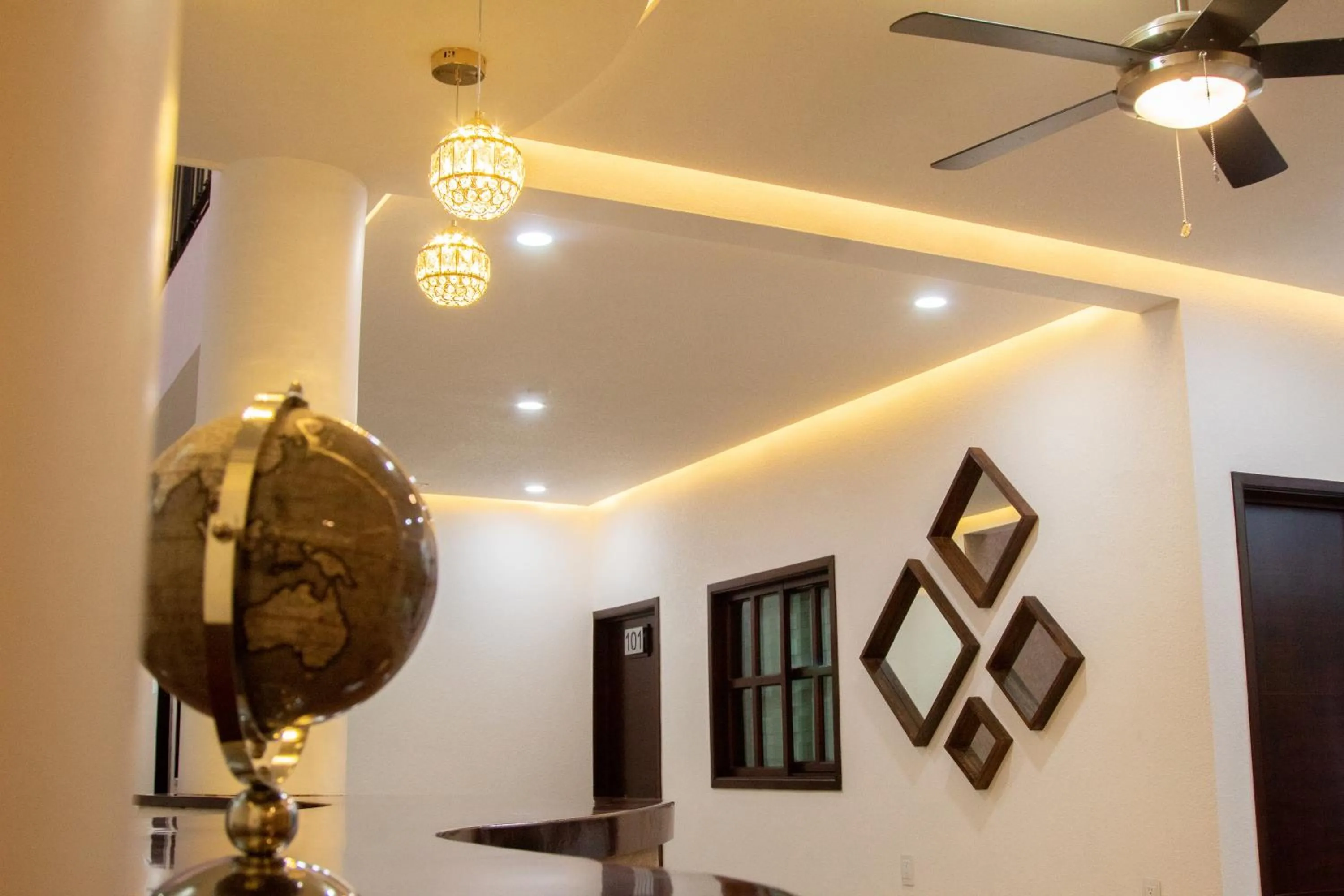 Decorative detail in Nueve Agaves Hotel