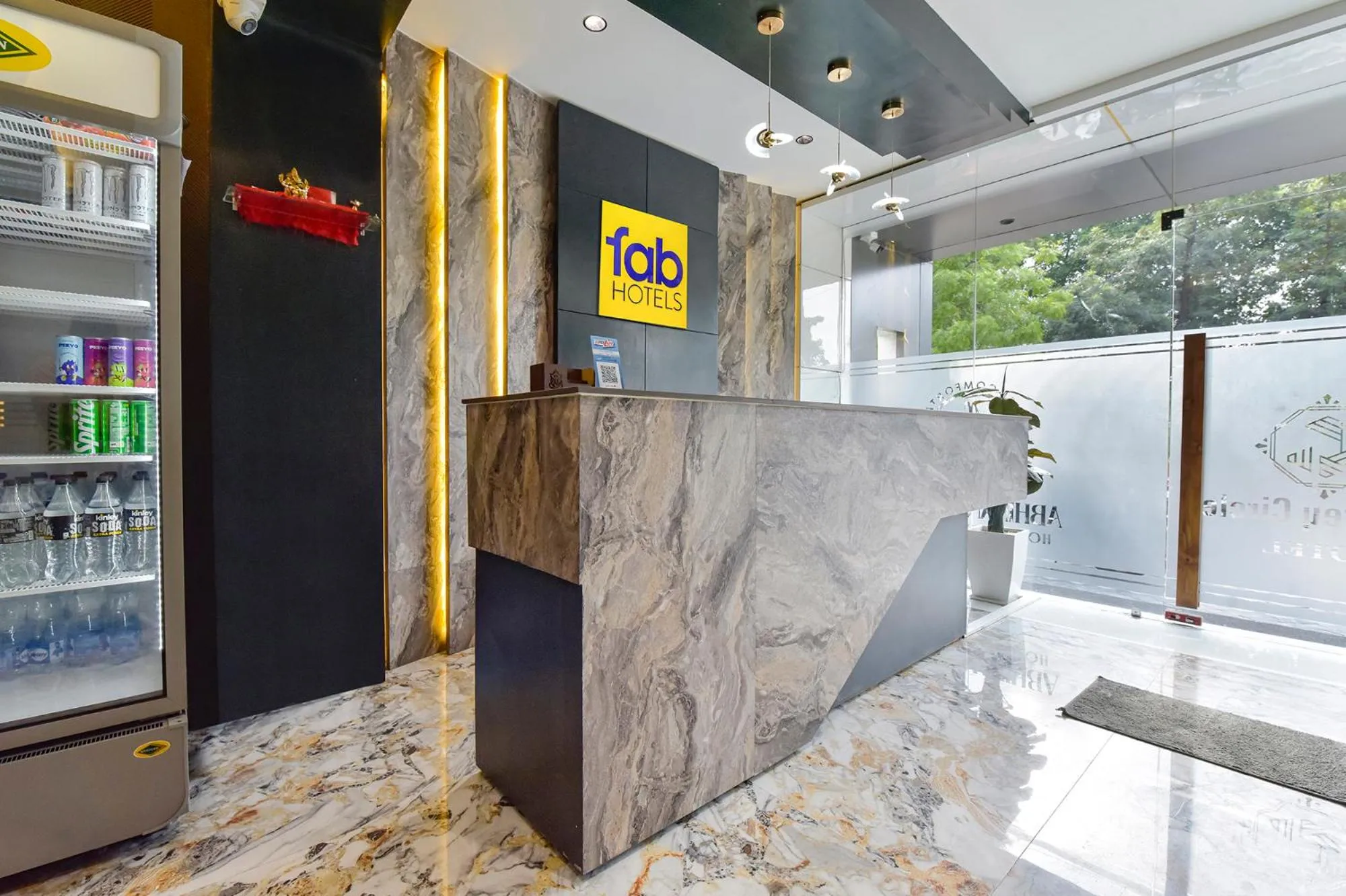 Lobby or reception in FabHotel Prime The Grey Circle