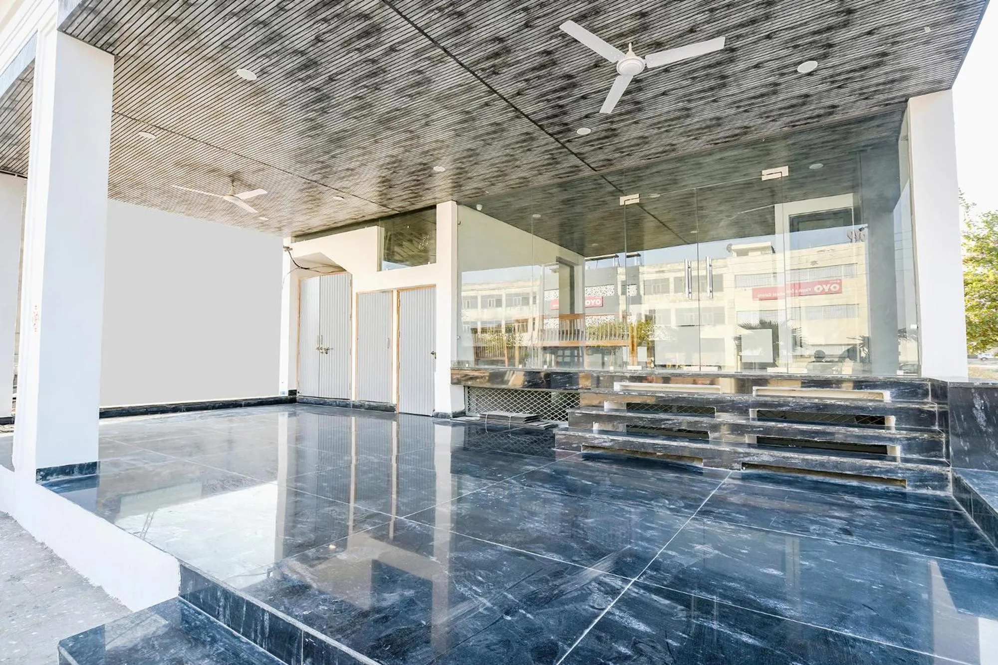 Facade/entrance in FabHotel The Premium Villa