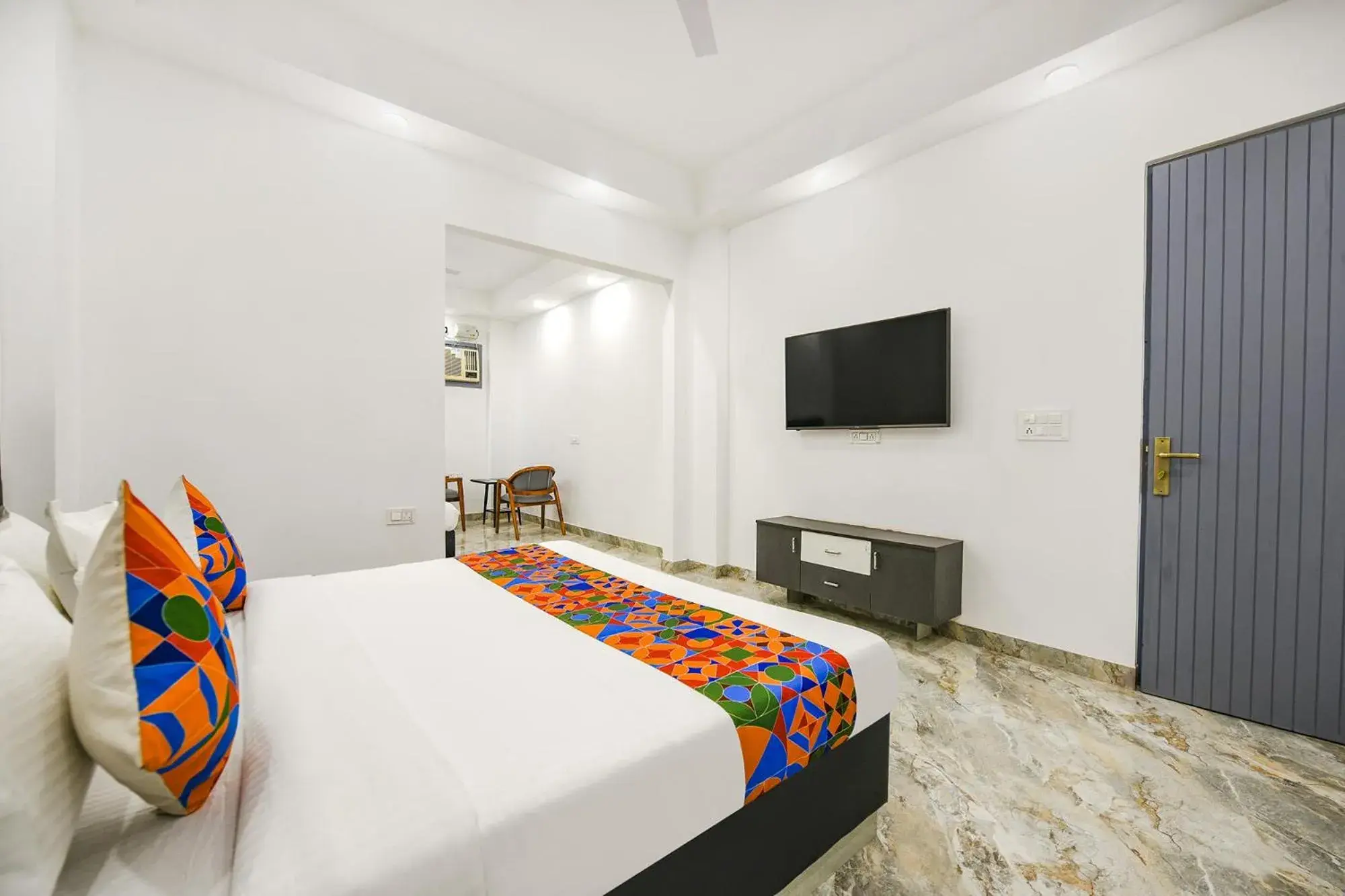 Bed in FabHotel The Premium Villa Bed in FabHotel The Premium Villa