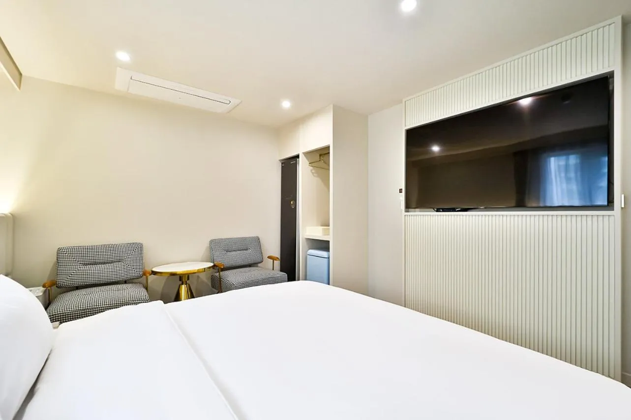 Bed in Denbasta Hotel Daeyeon