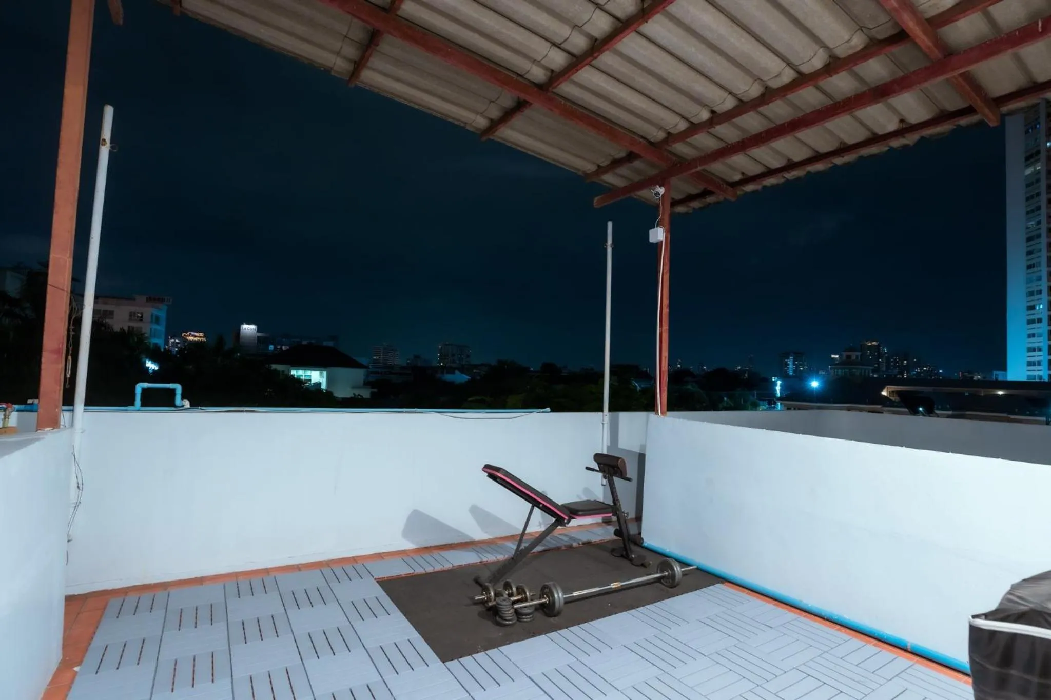 Patio in 420 Hostel - Ekkamai Buds & Beds