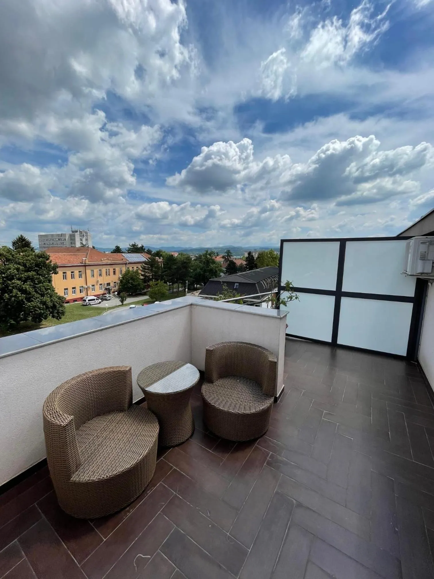 Balcony/Terrace in Garni Hotel Ema
