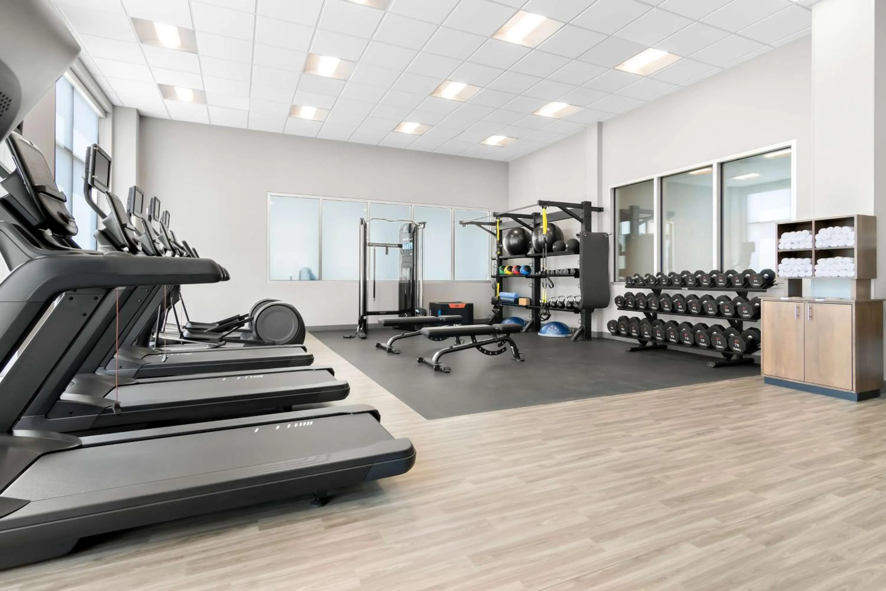 Fitness centre/facilities in Hampton Inn & Suites Chicago Medical District Uic