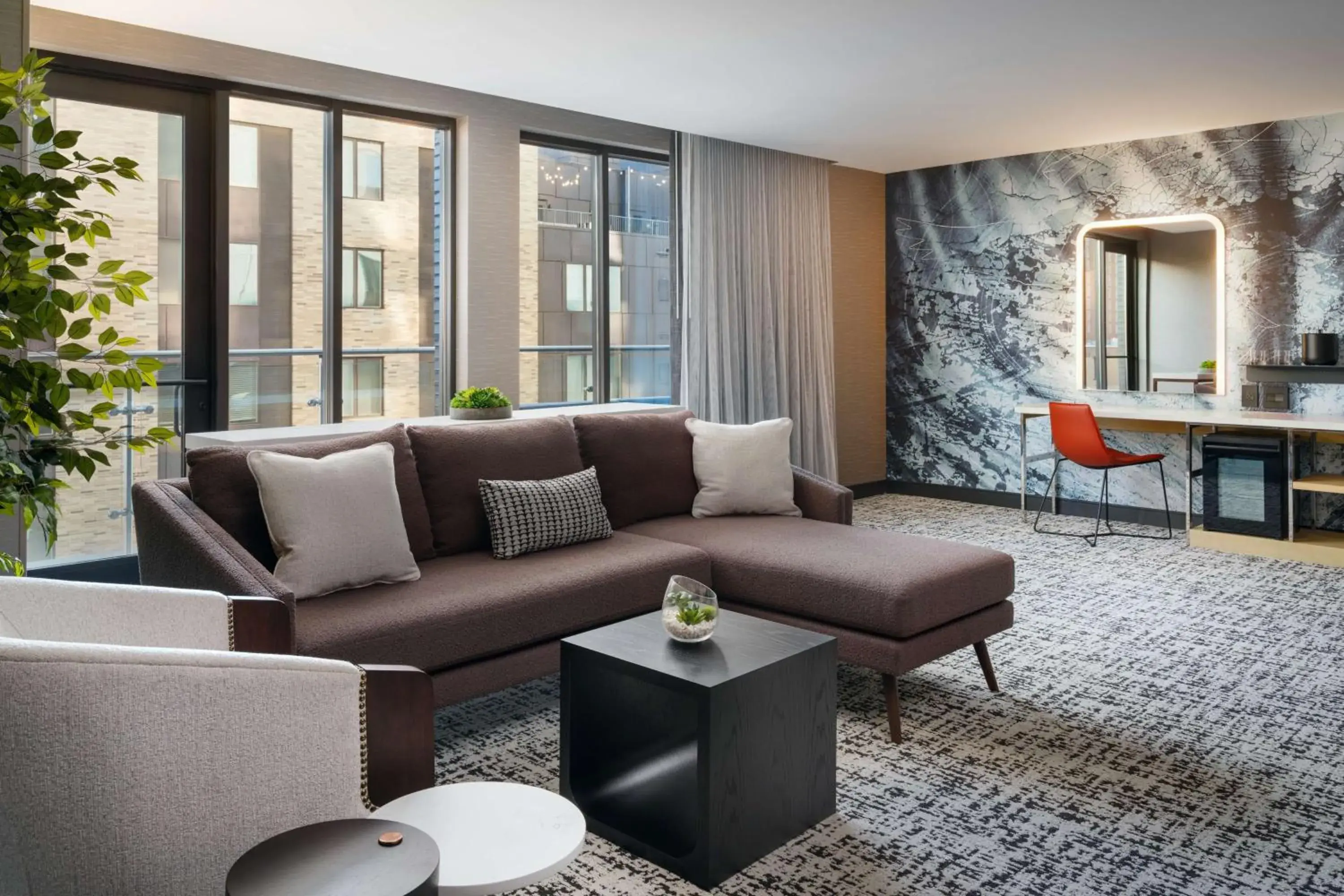 Living room in Tempo By Hilton Raleigh Downtown Living room in Tempo By Hilton Raleigh Downtown