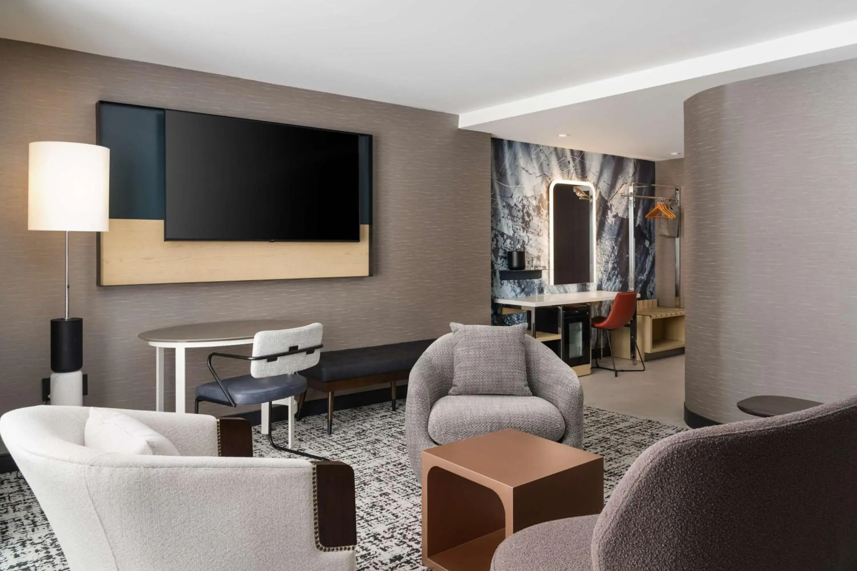 Living room in Tempo By Hilton Raleigh Downtown Living room in Tempo By Hilton Raleigh Downtown