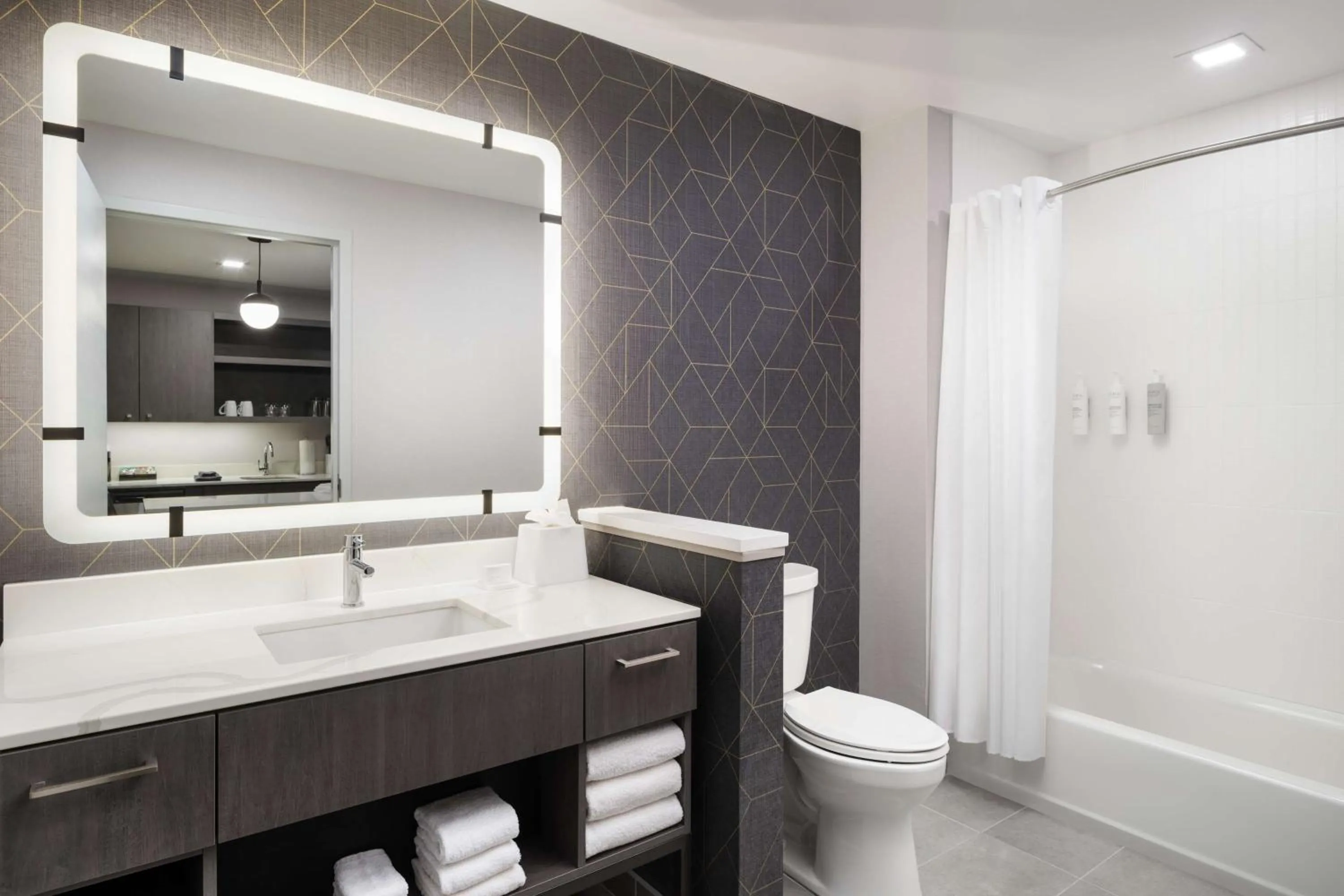 Bathroom in Homewood Suites By Hilton Raleigh Downtown