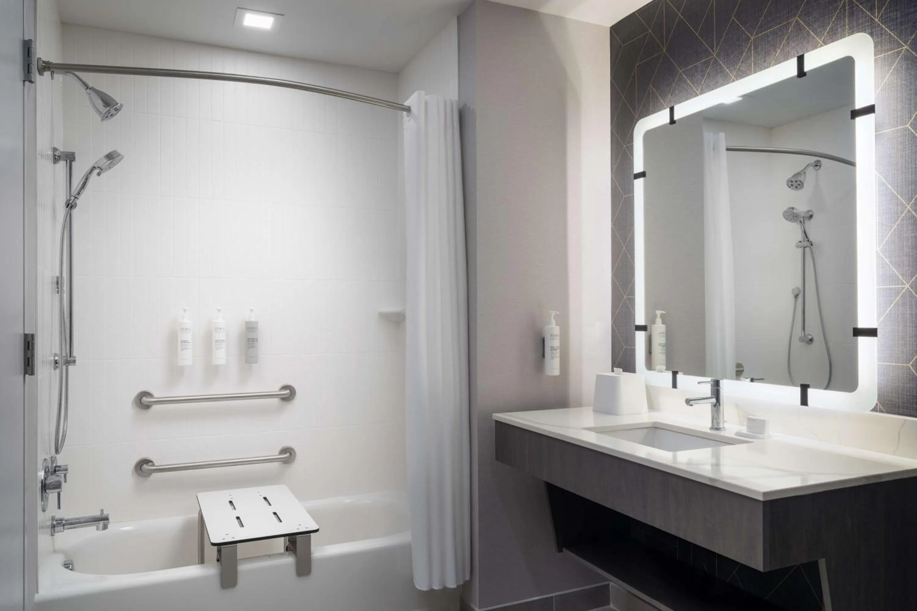 Bathroom in Homewood Suites By Hilton Raleigh Downtown