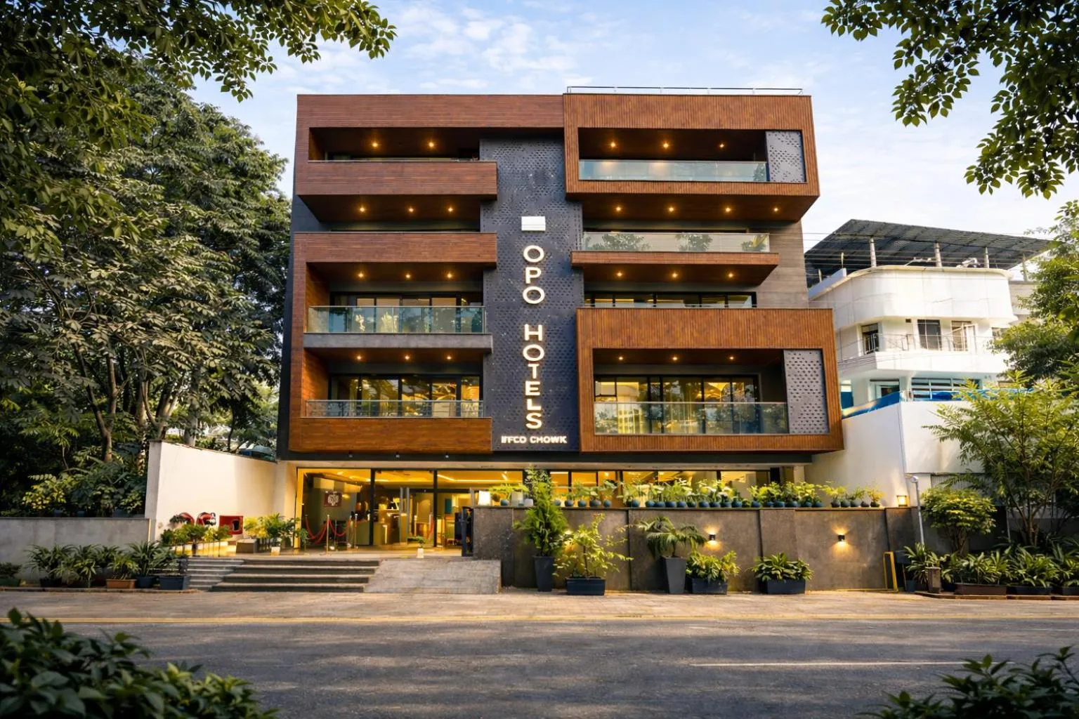 Facade/entrance in OPO Iffco Chowk, Gurgaon