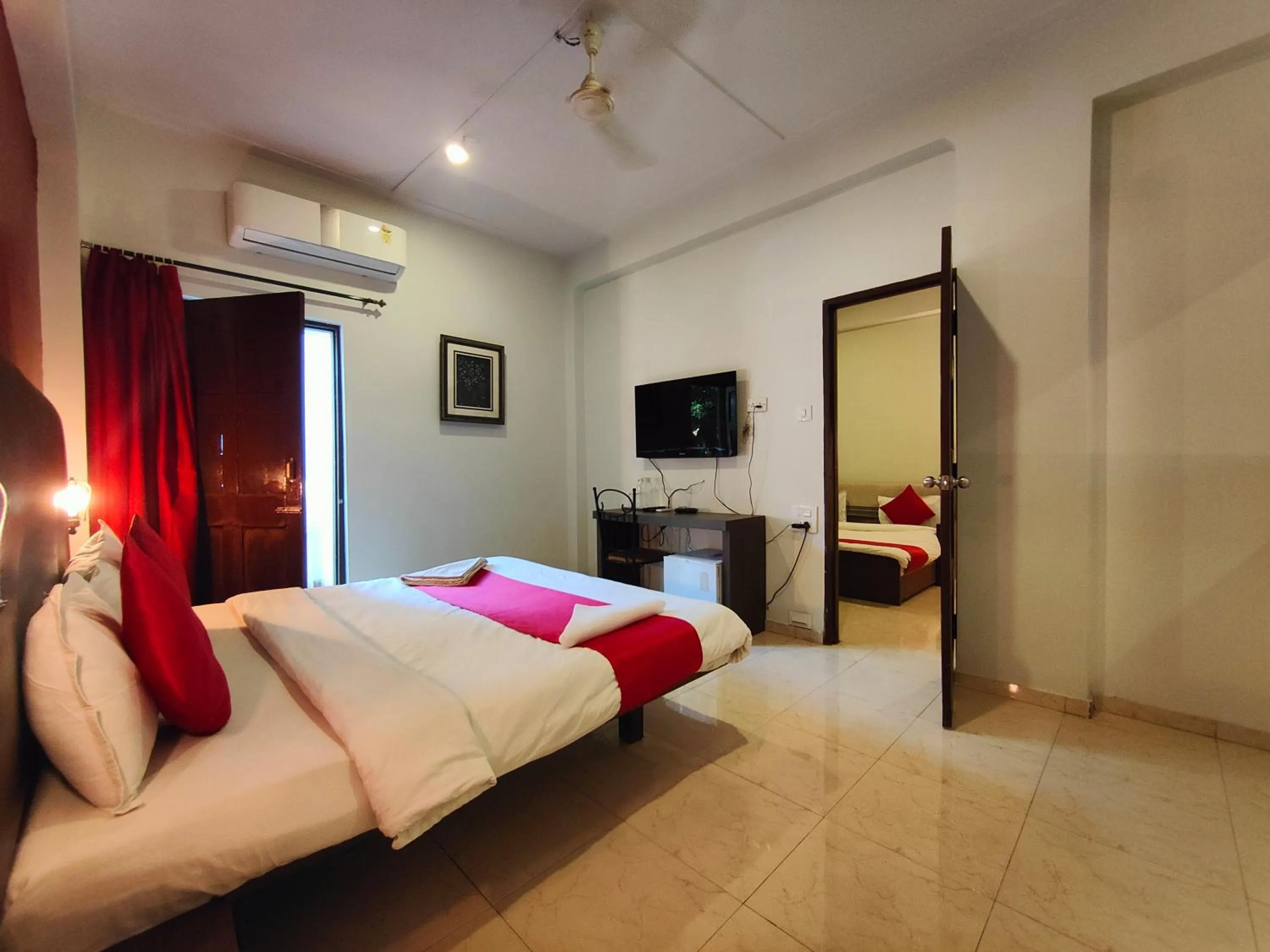 Bed in Rain Raga Resort