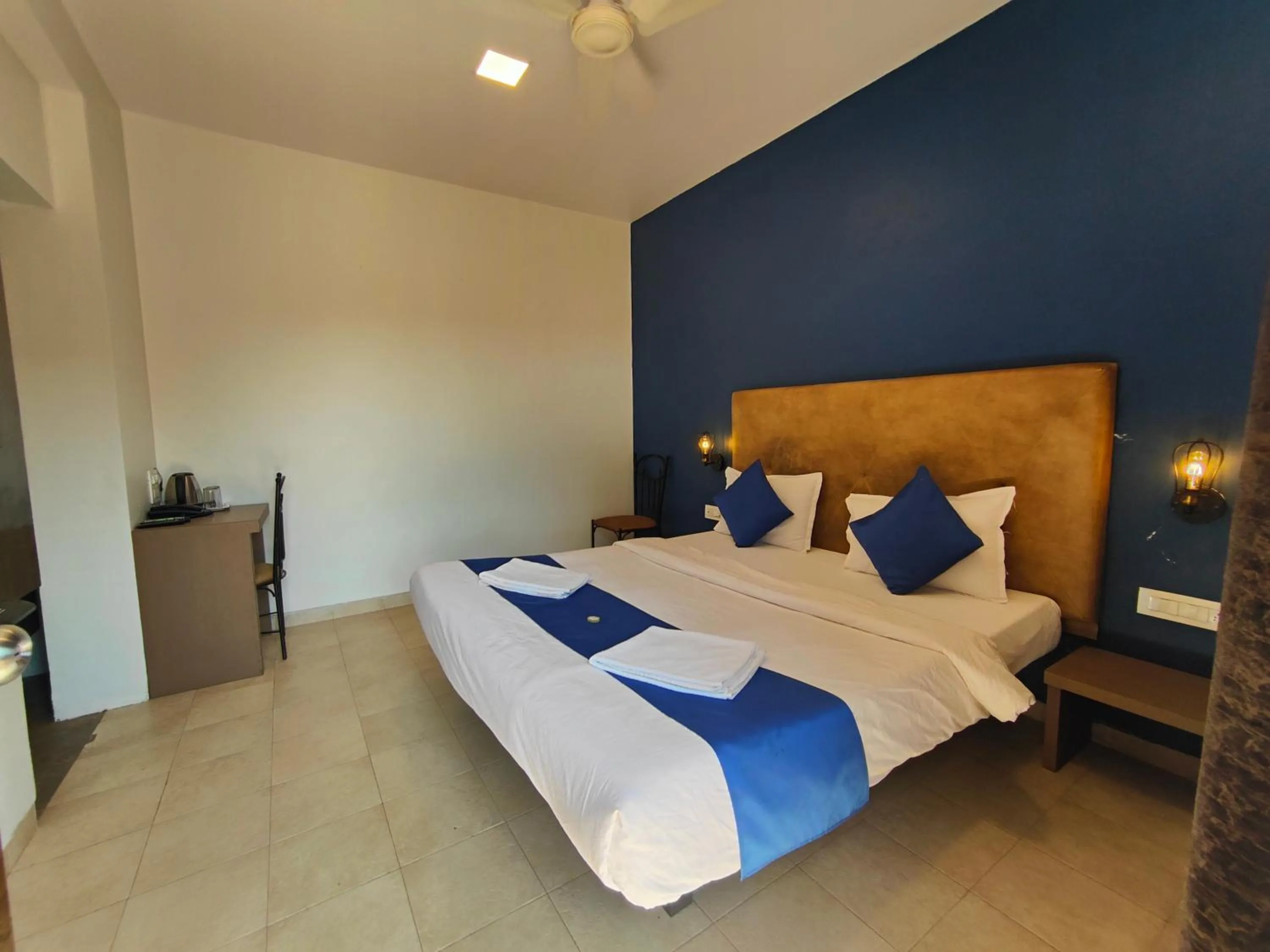 Bed in Rain Raga Resort