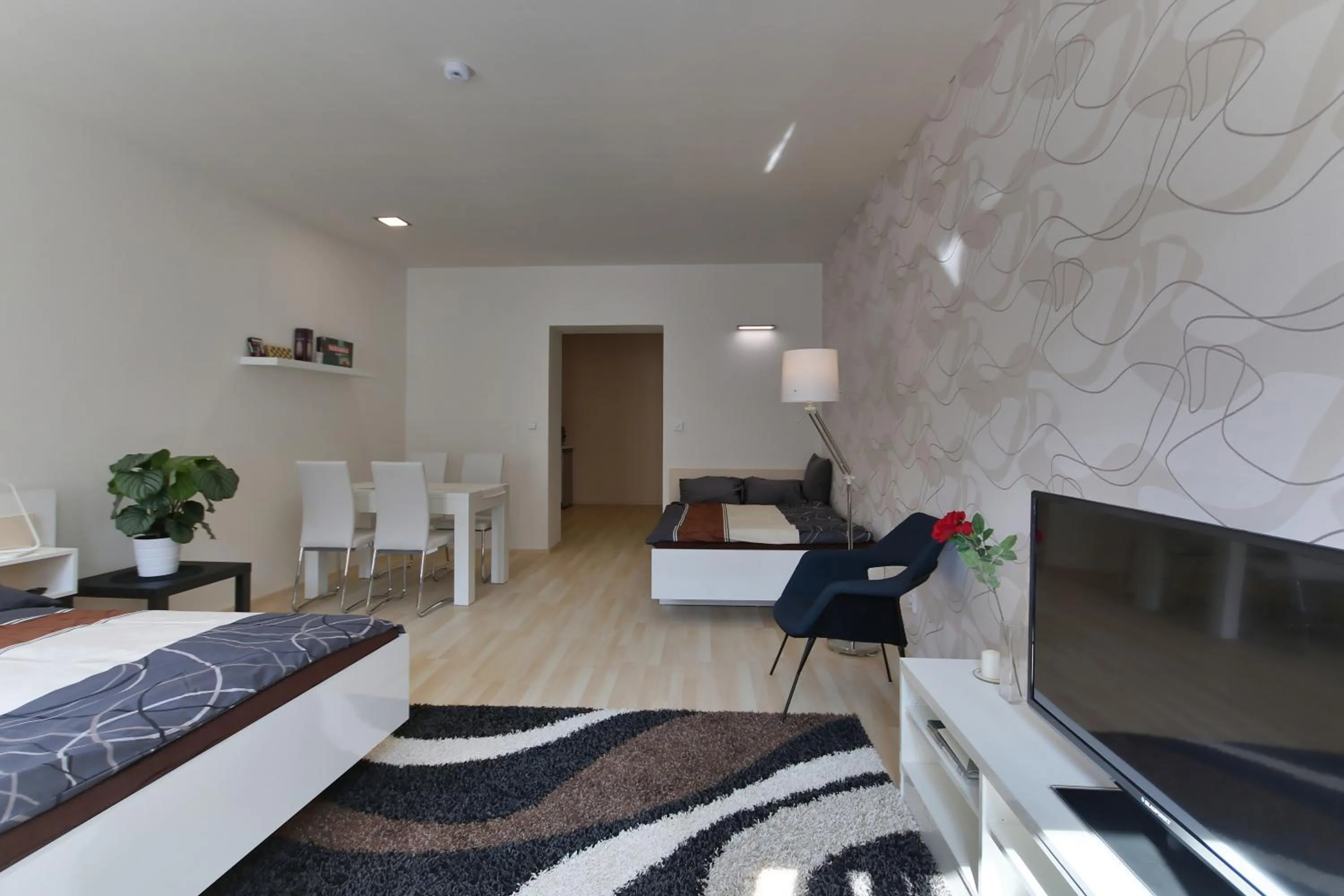 Photo of the whole room in Atrium Apartments