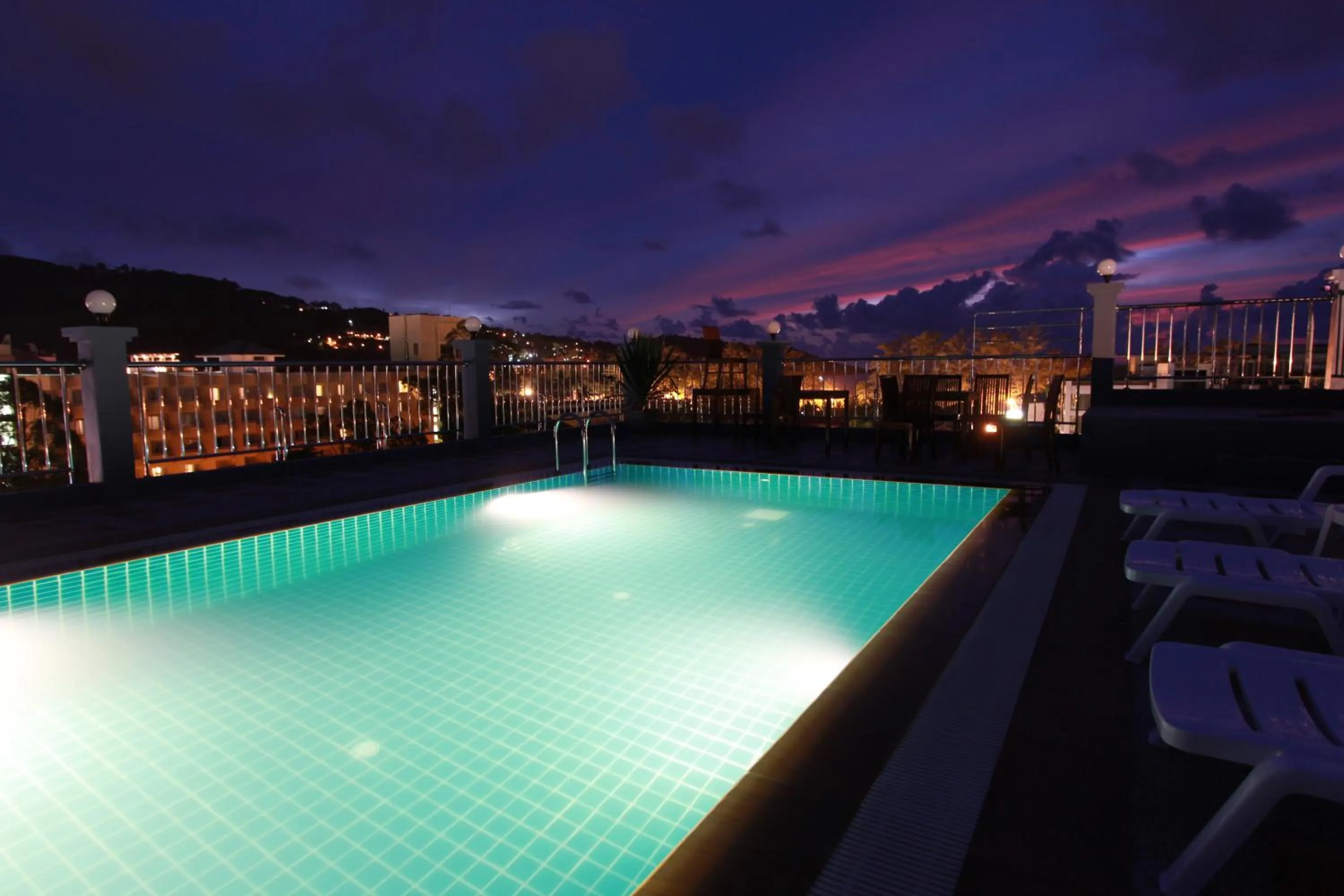 Swimming pool in The Crystal Beach Hotel