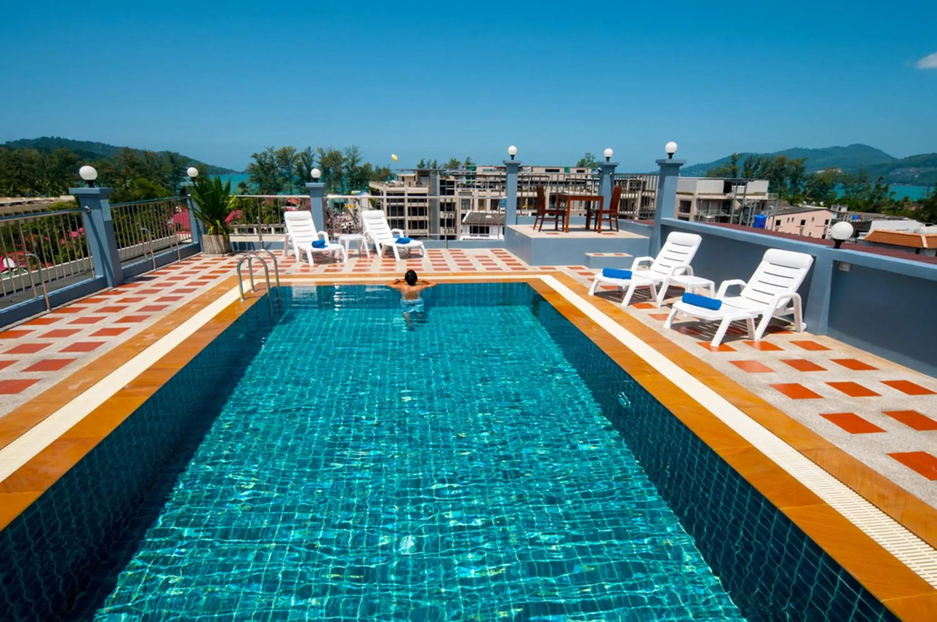 Pool view in The Crystal Beach Hotel Pool view in The Crystal Beach Hotel