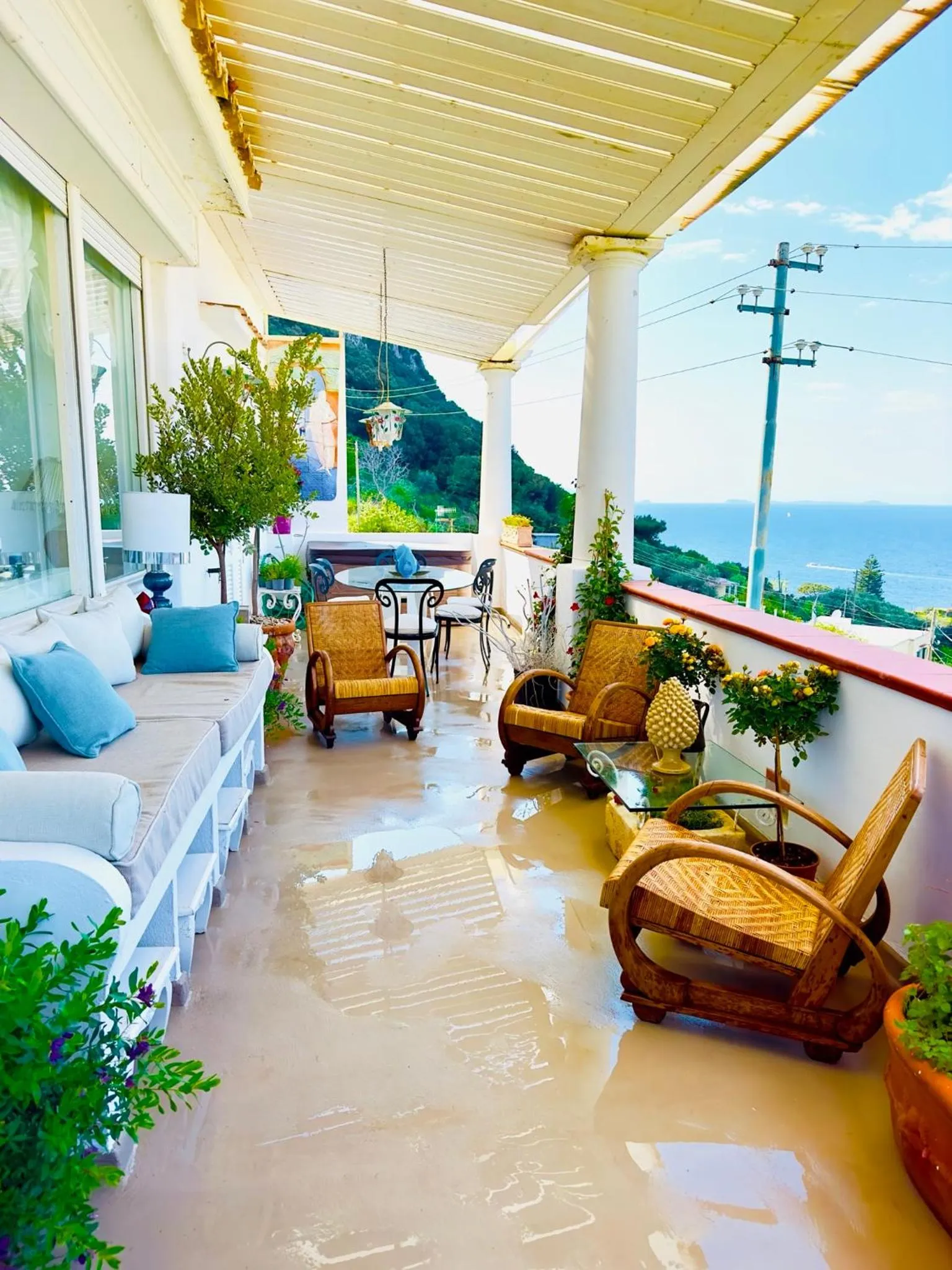 View (from property/room) in Scala Fenicia 14 by CapriRooms