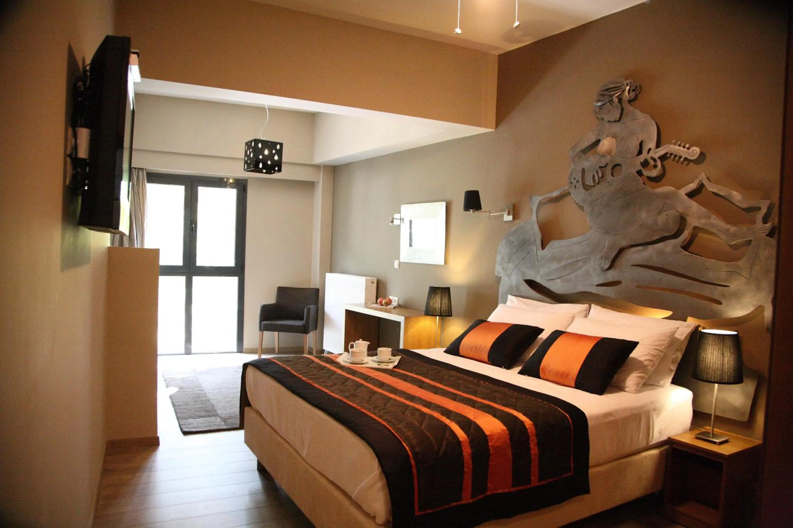 Bedroom, Bed in Mousiko Pandoxeio