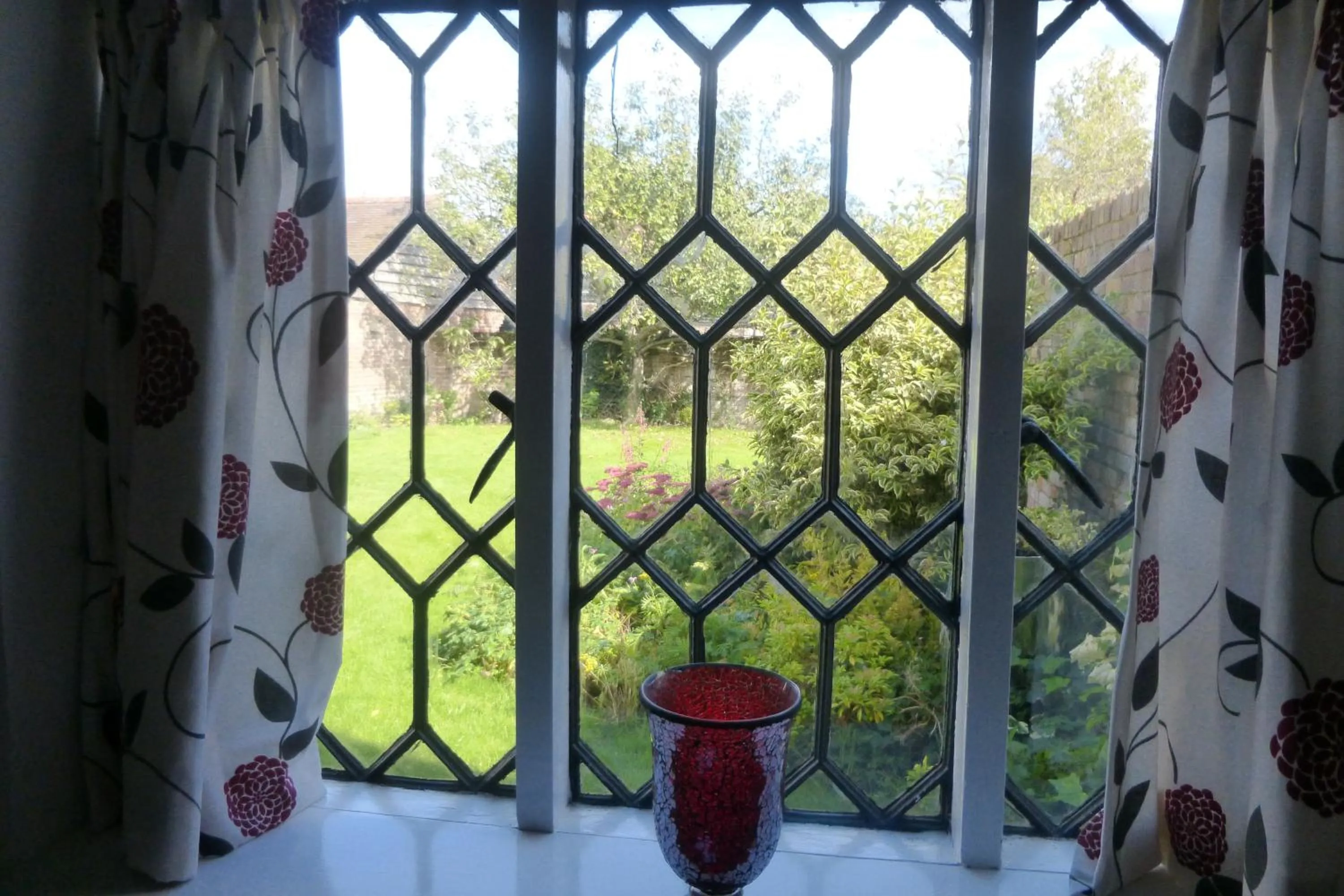 Garden view in Strawberry Cottage B&B