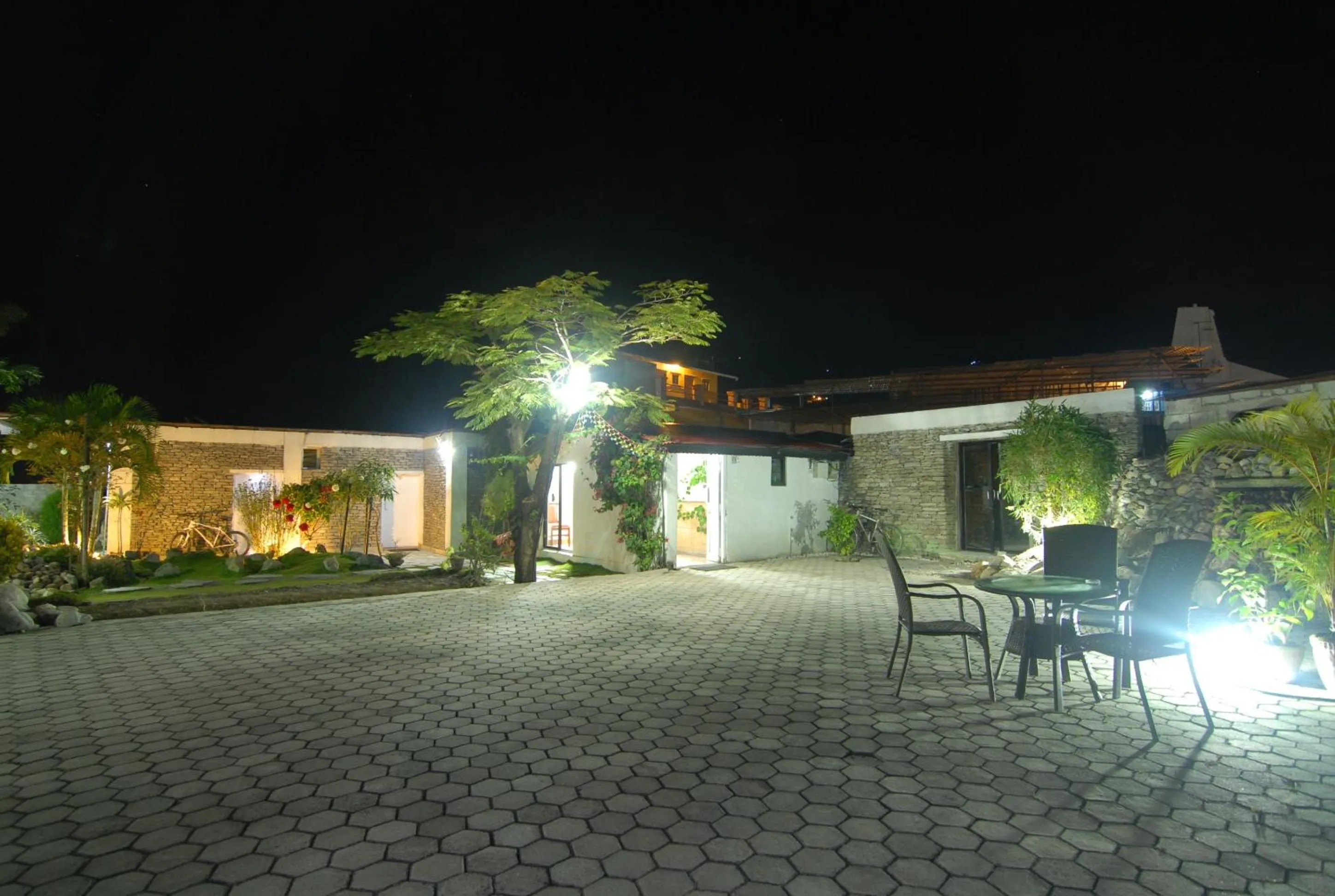 Patio in Gantavya Resort