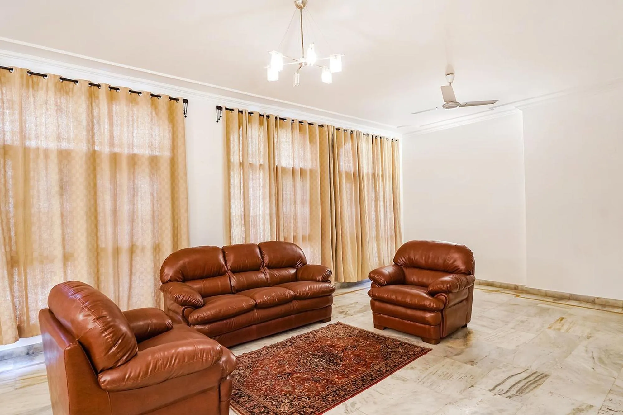 Living room in FabHotel Goodwill Homes