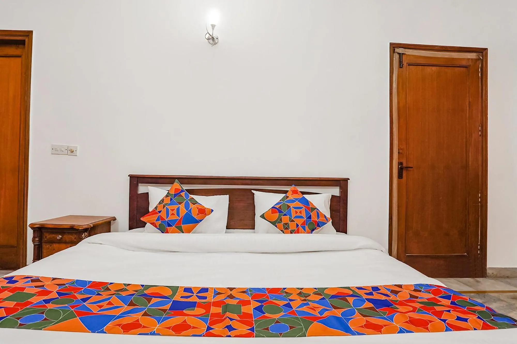 Bed in FabHotel Goodwill Homes