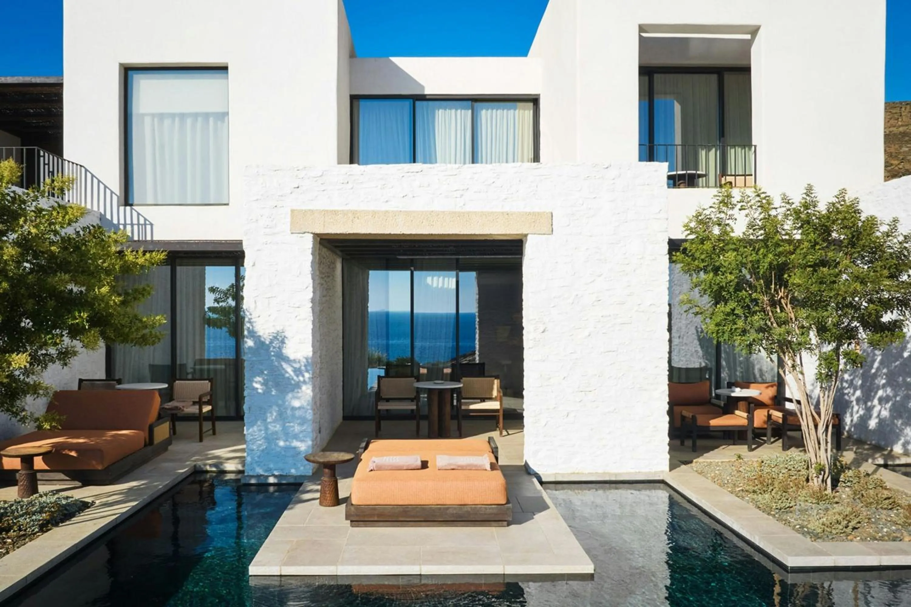 Swimming pool in Odera, Tinos, Autograph Collection