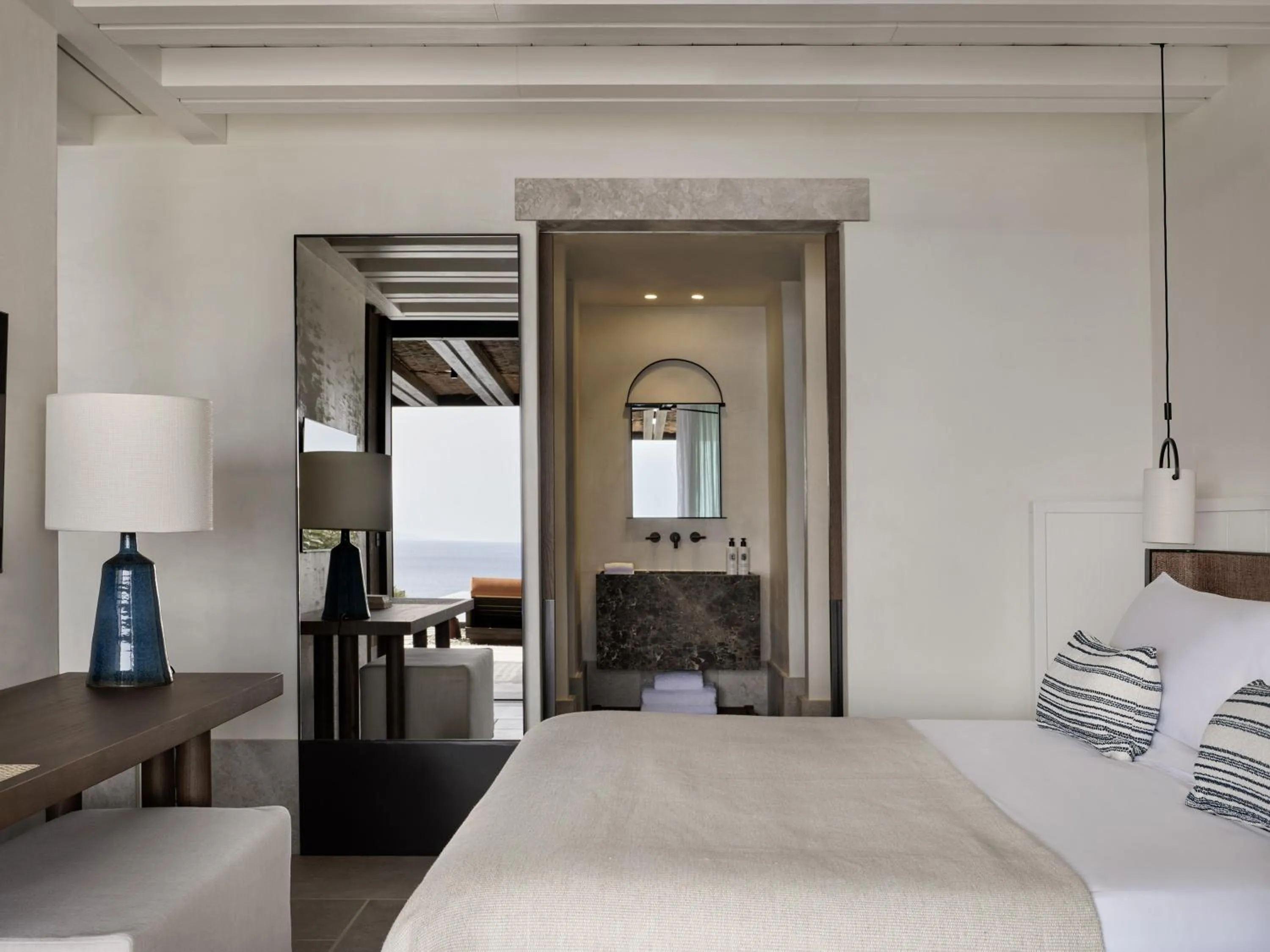 Bathroom, Bed in Odera, Tinos, Autograph Collection