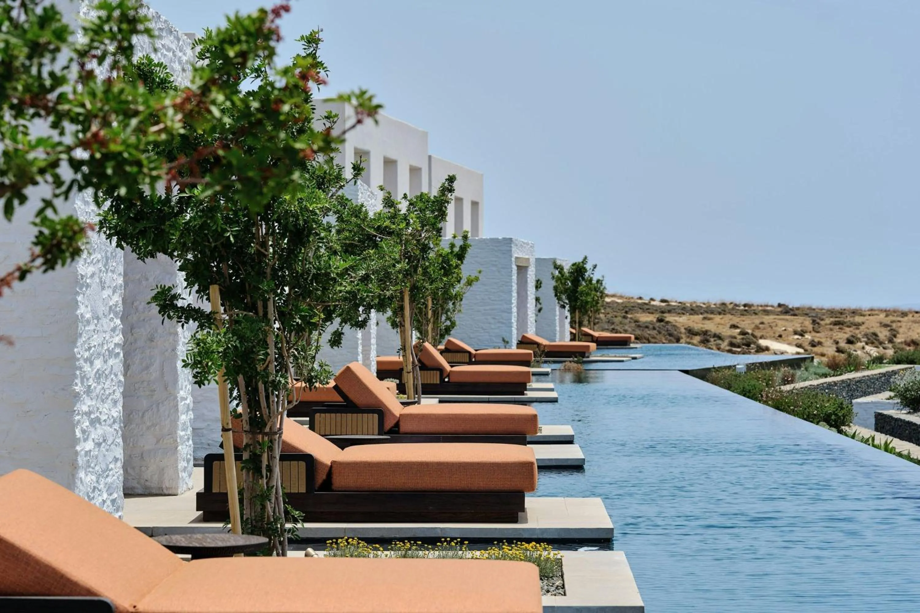 Swimming pool in Odera, Tinos, Autograph Collection