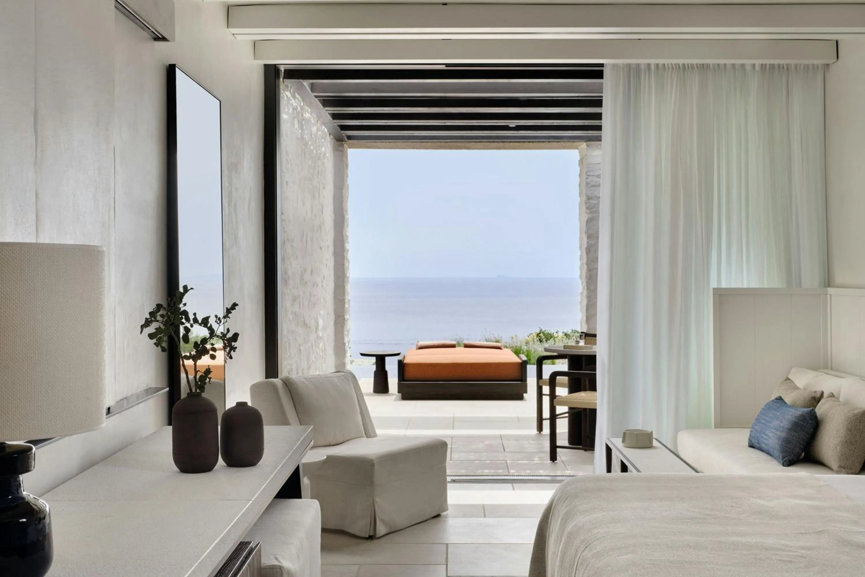 Swimming pool, Bed in Odera, Tinos, Autograph Collection