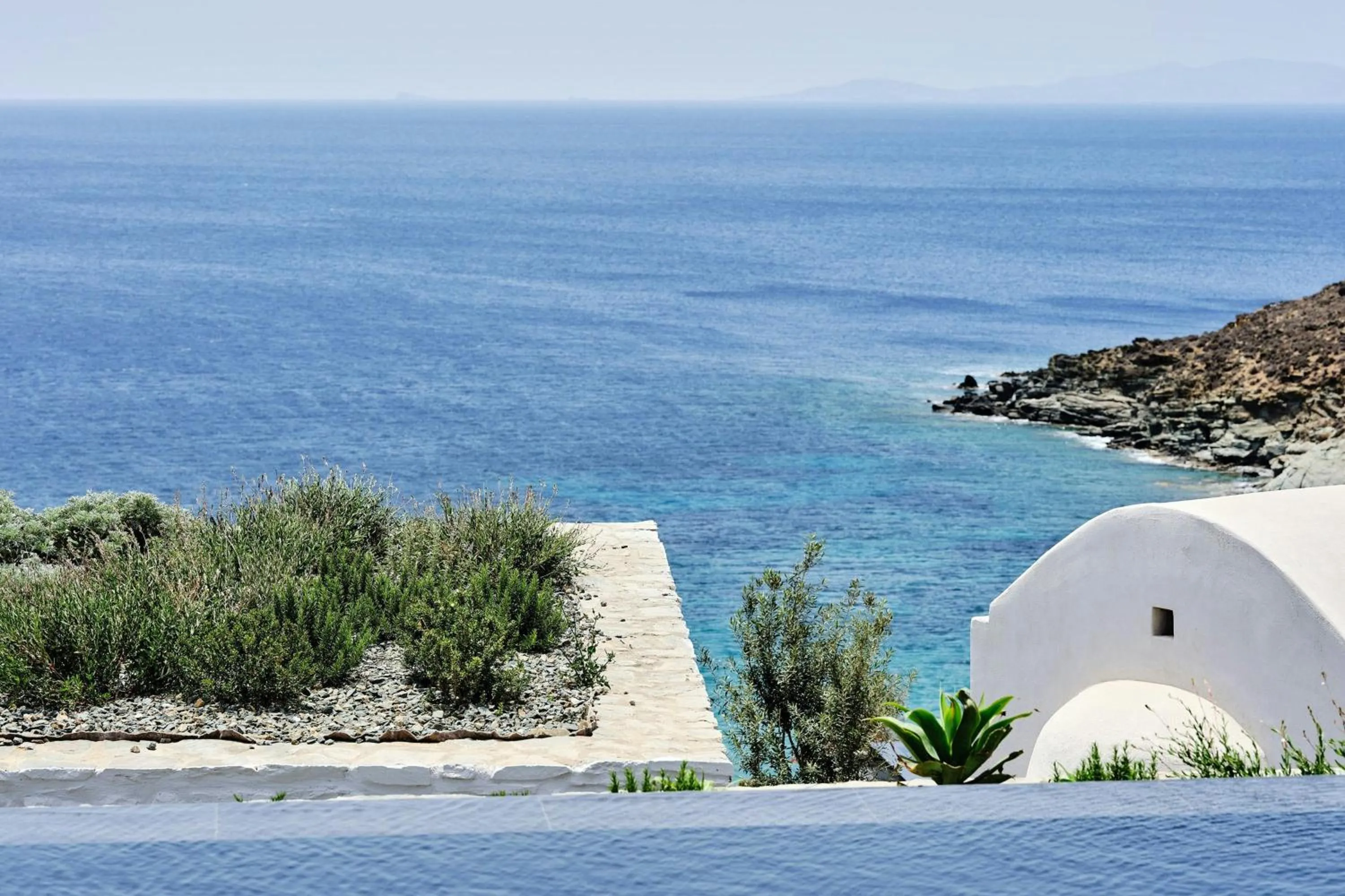 Swimming pool in Odera, Tinos, Autograph Collection