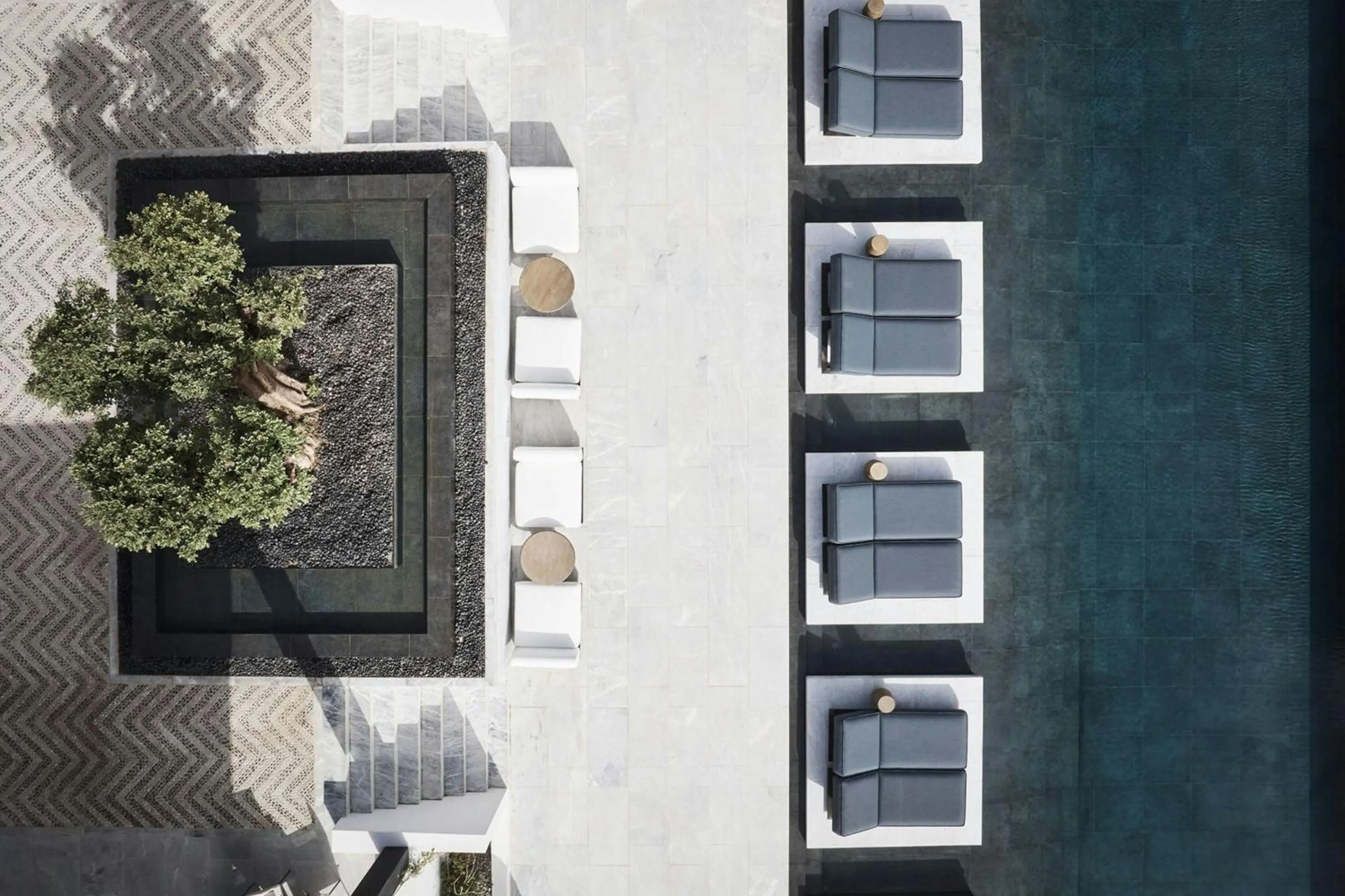 Swimming pool in Odera, Tinos, Autograph Collection