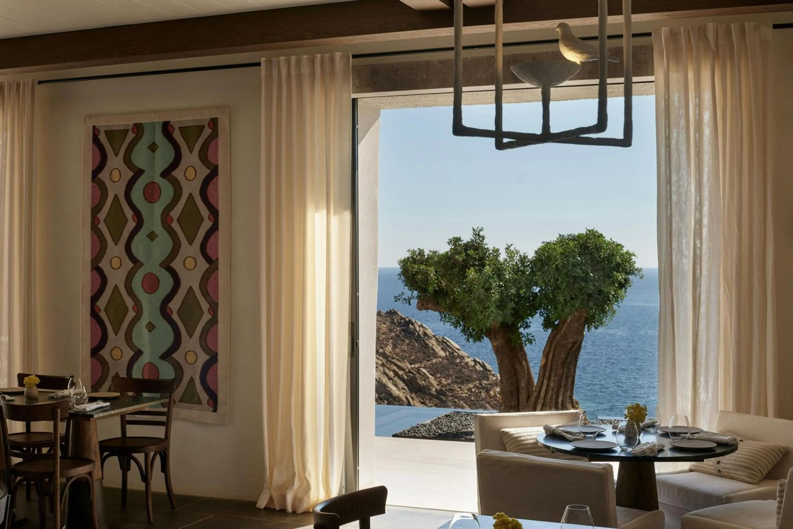 Lounge or bar in Odera, Tinos, Autograph Collection