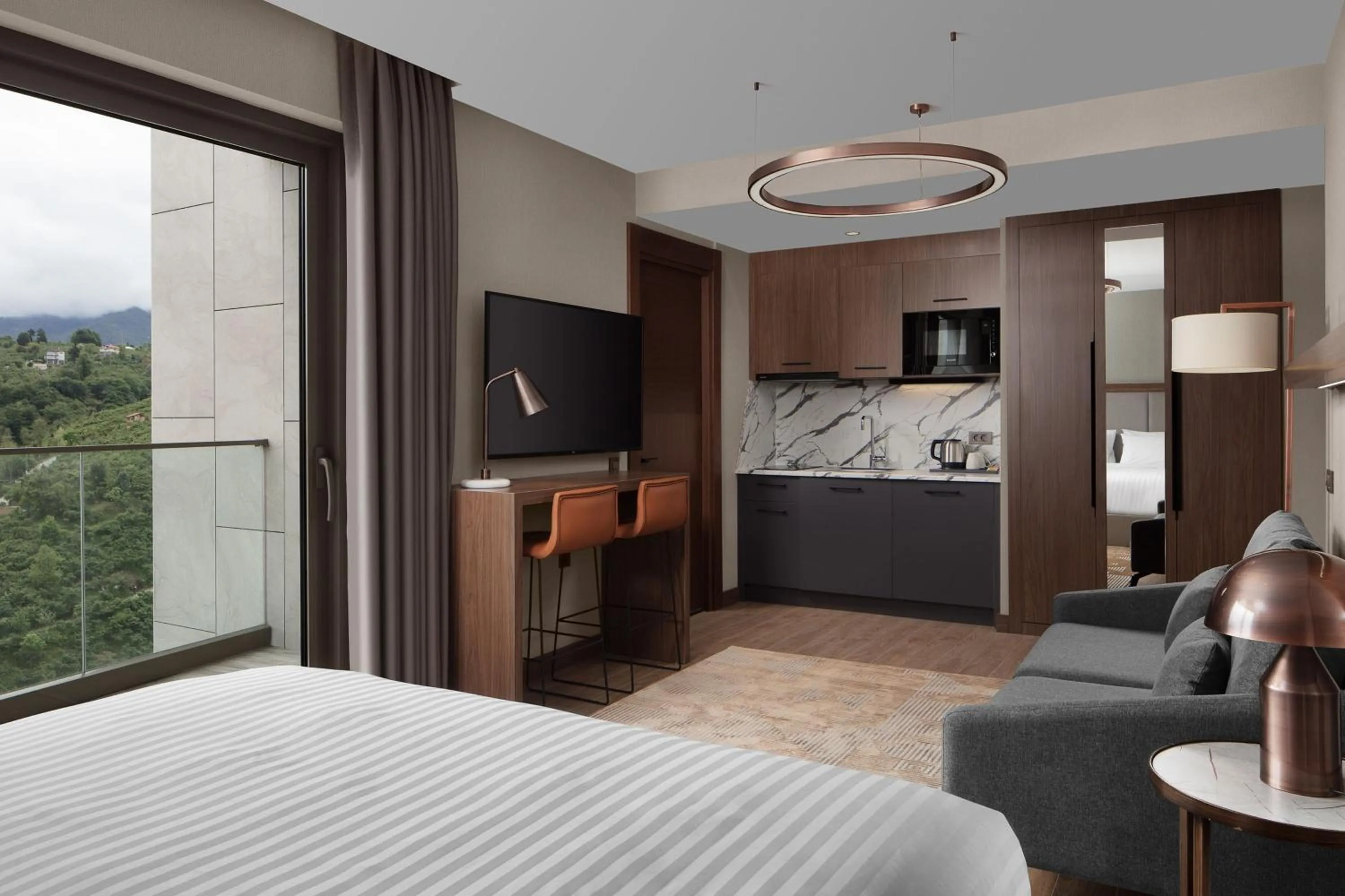 Photo of the whole room, Bed in Residence Inn by Marriott Trabzon