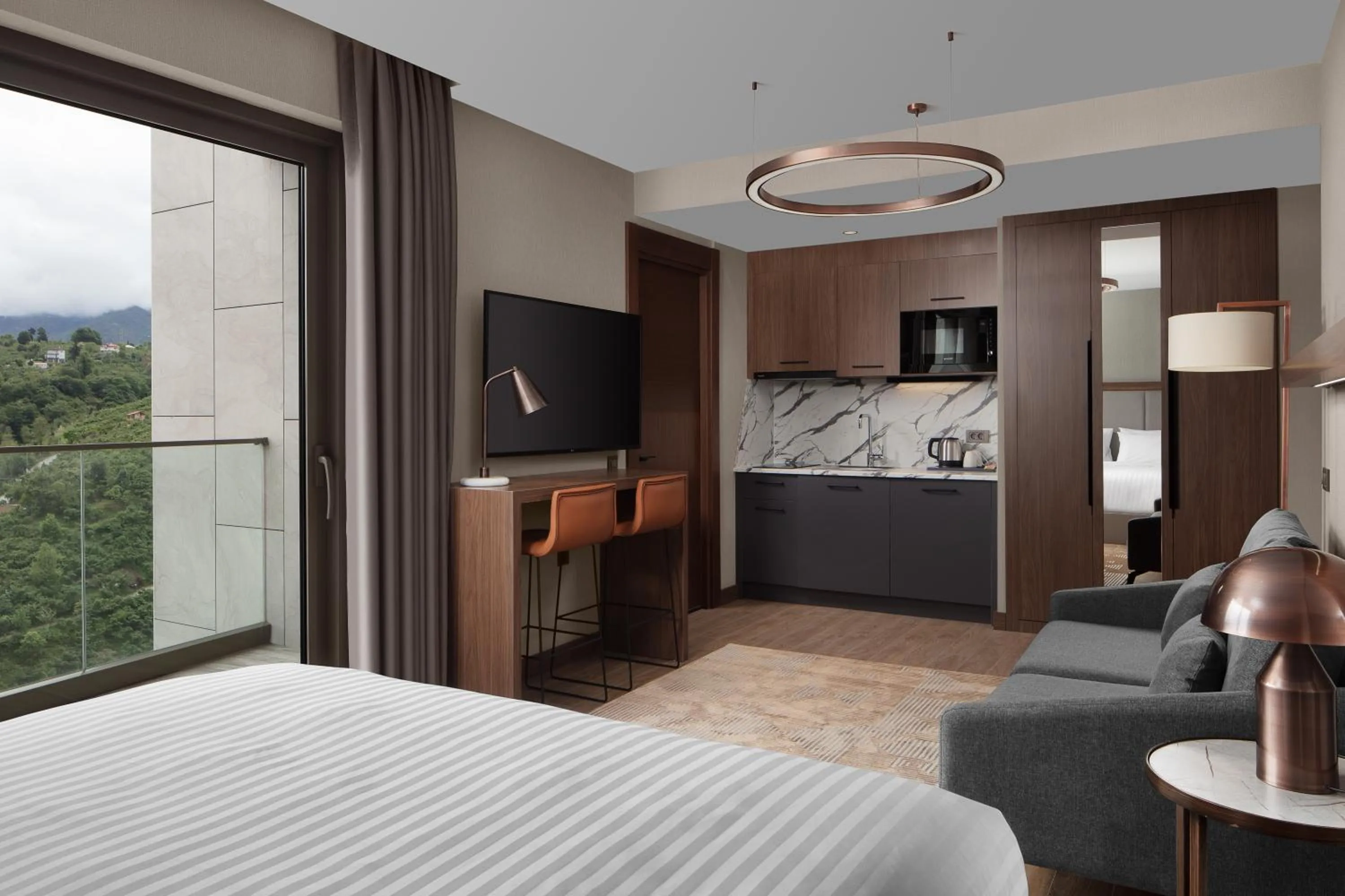 Bedroom, Bed in Residence Inn by Marriott Trabzon