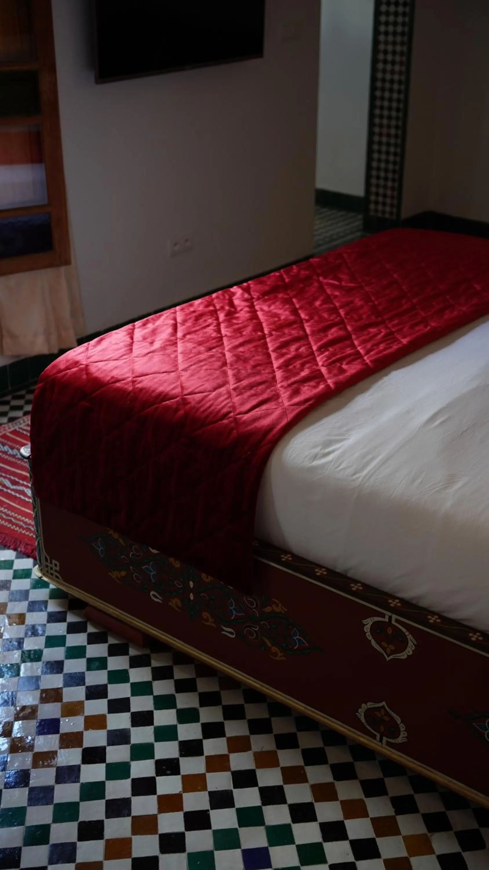Bed in Riad Jamal