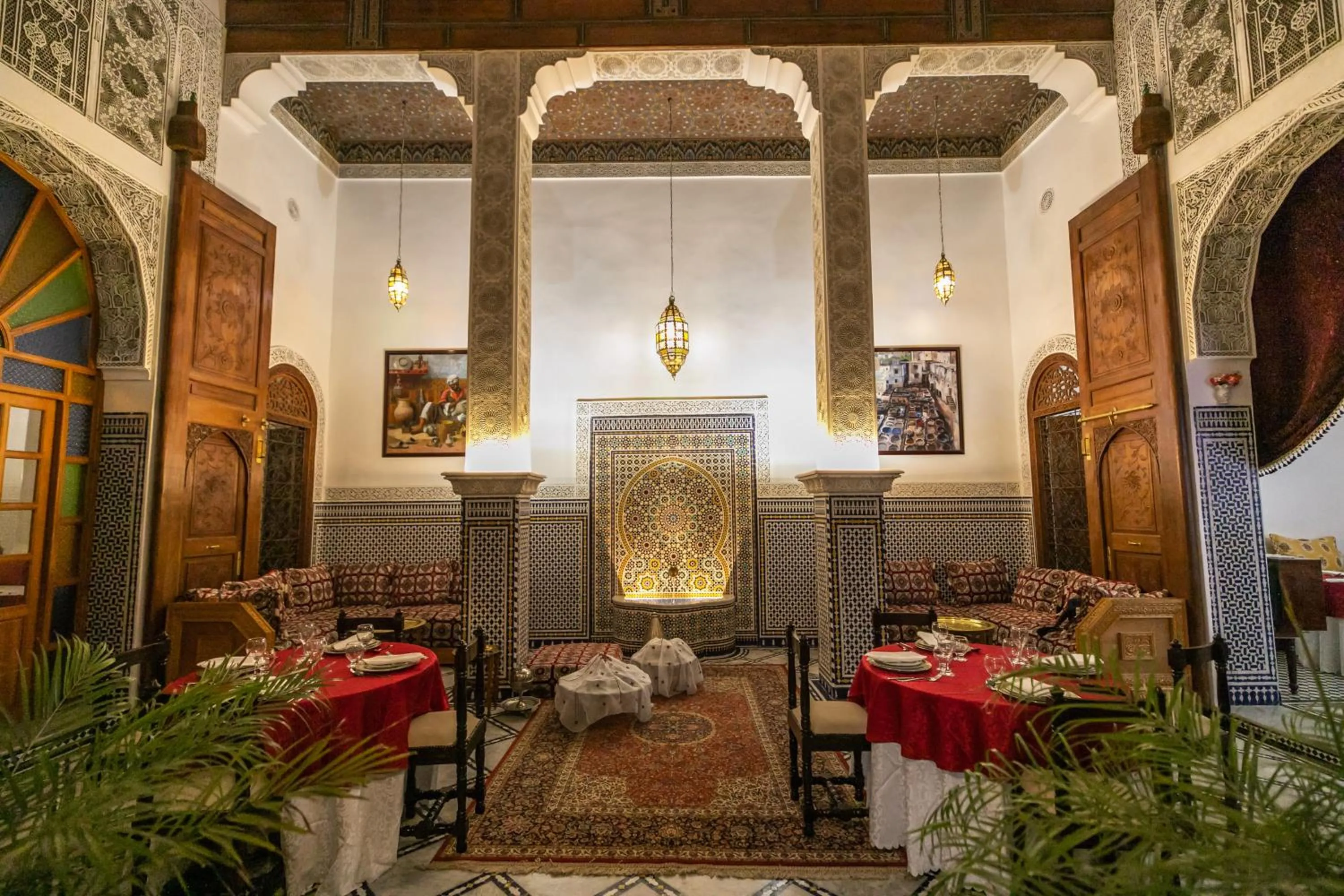 Seating area in Riad Jamal