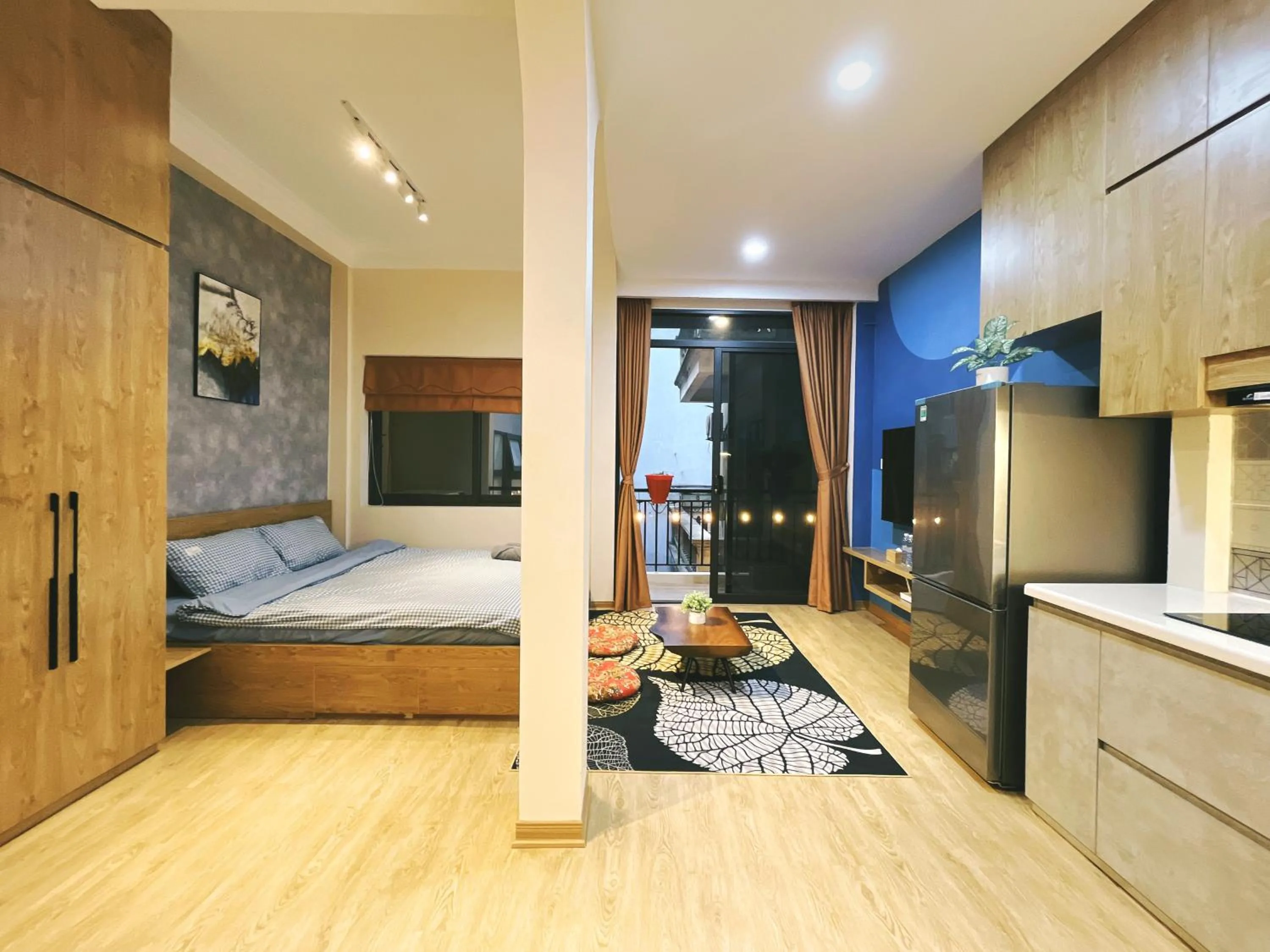 Living room, Bed in The Shilla Apartment