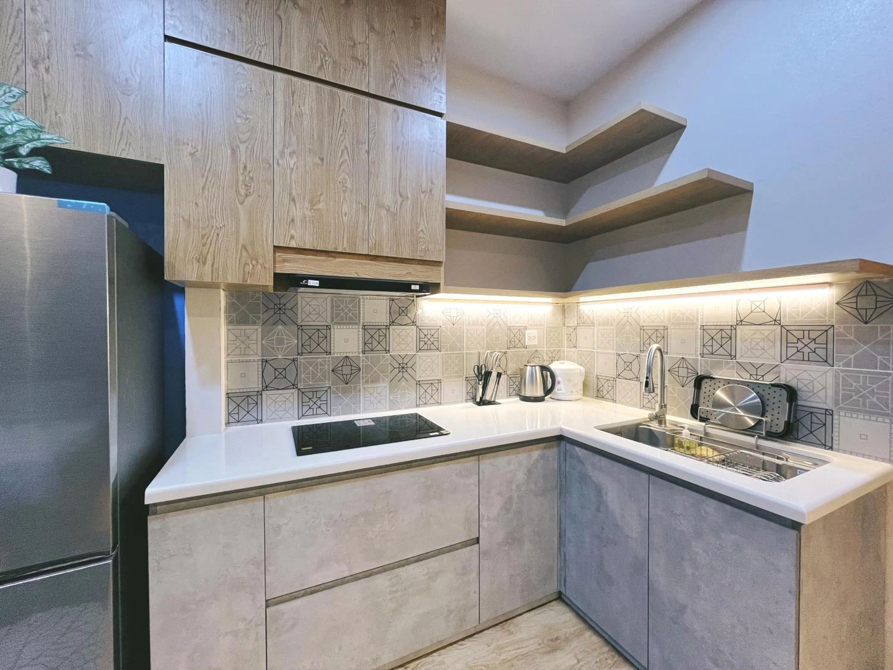 Kitchen or kitchenette in The Shilla Apartment