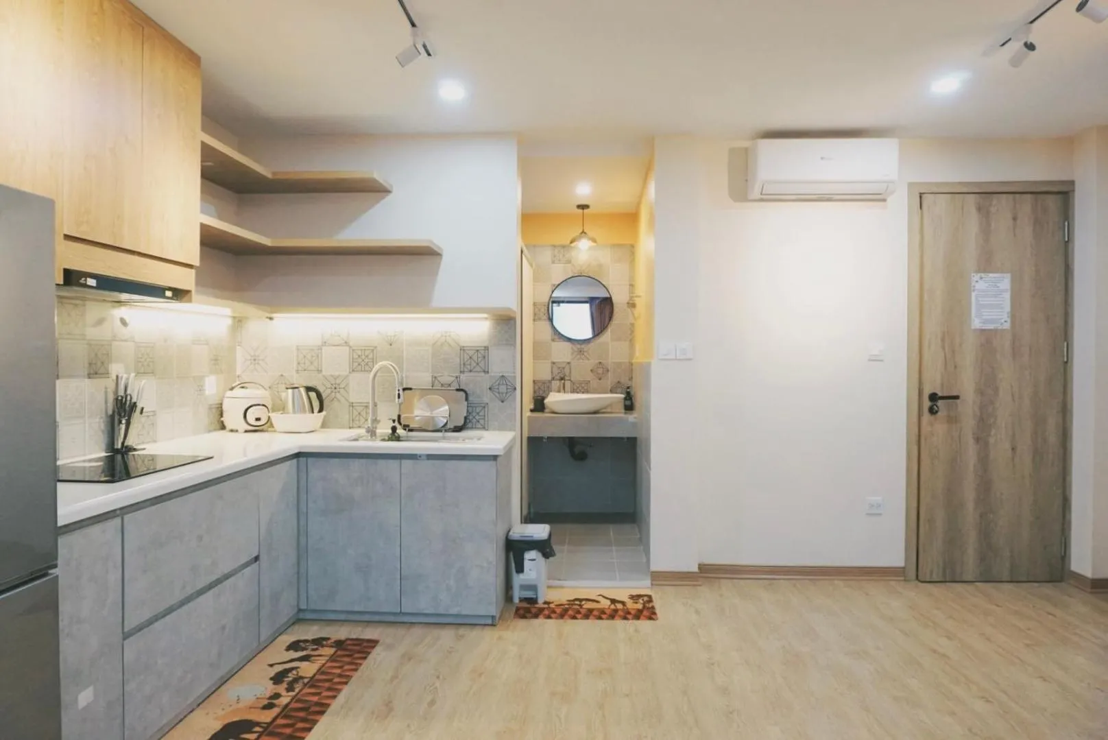 Kitchen or kitchenette in The Shilla Apartment