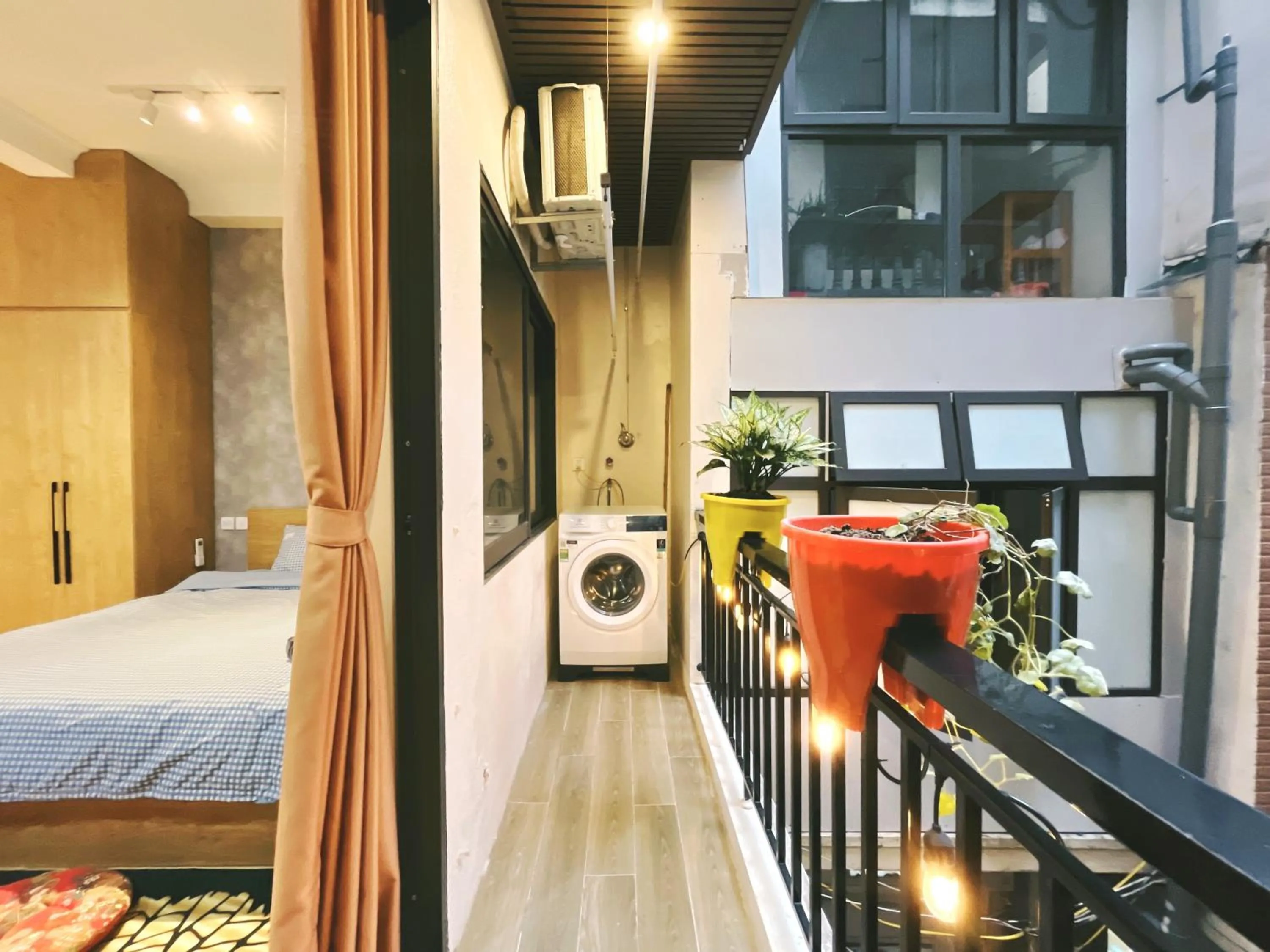 Balcony/Terrace, Bed in The Shilla Apartment