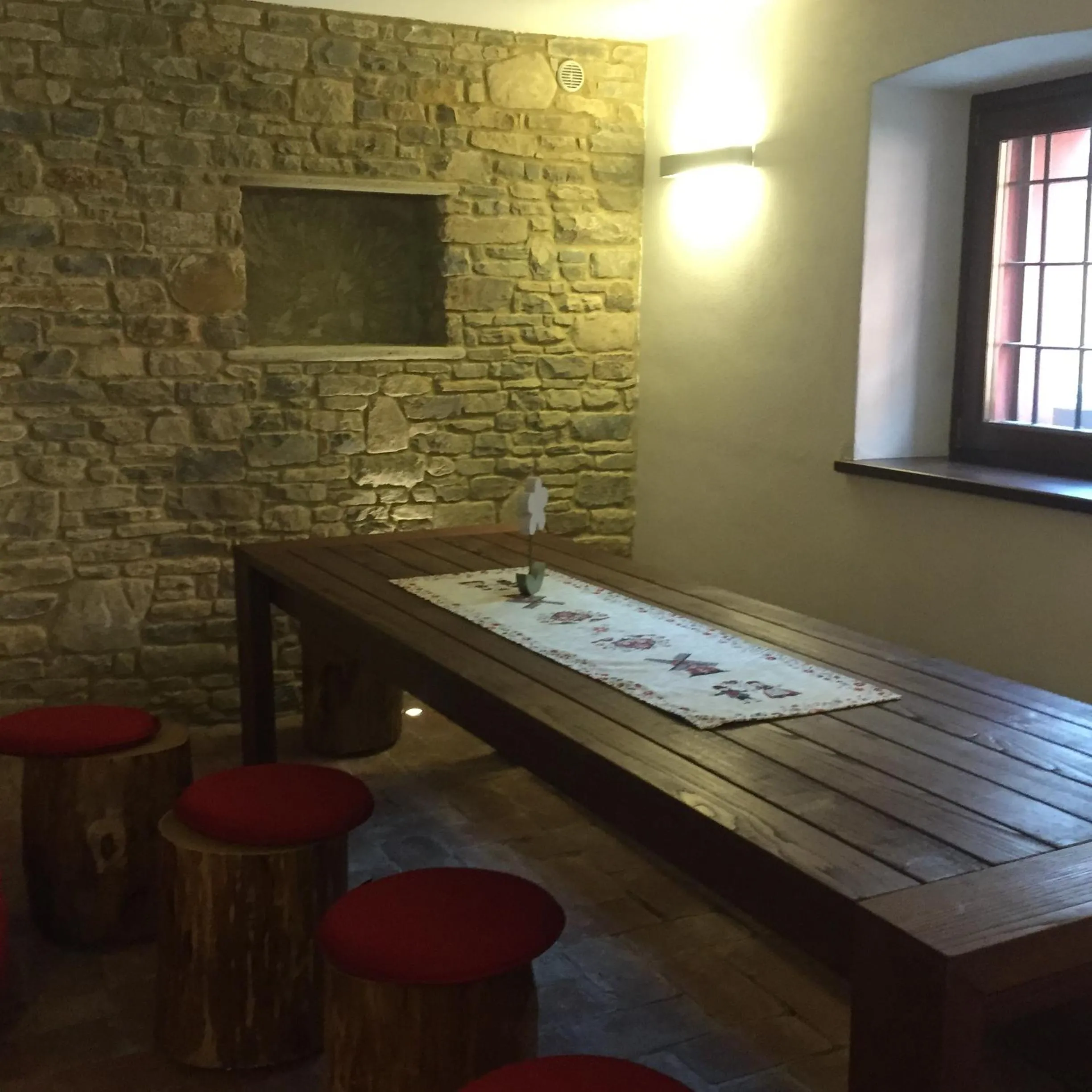 Communal lounge/ TV room in B&B La Ceramica Moline