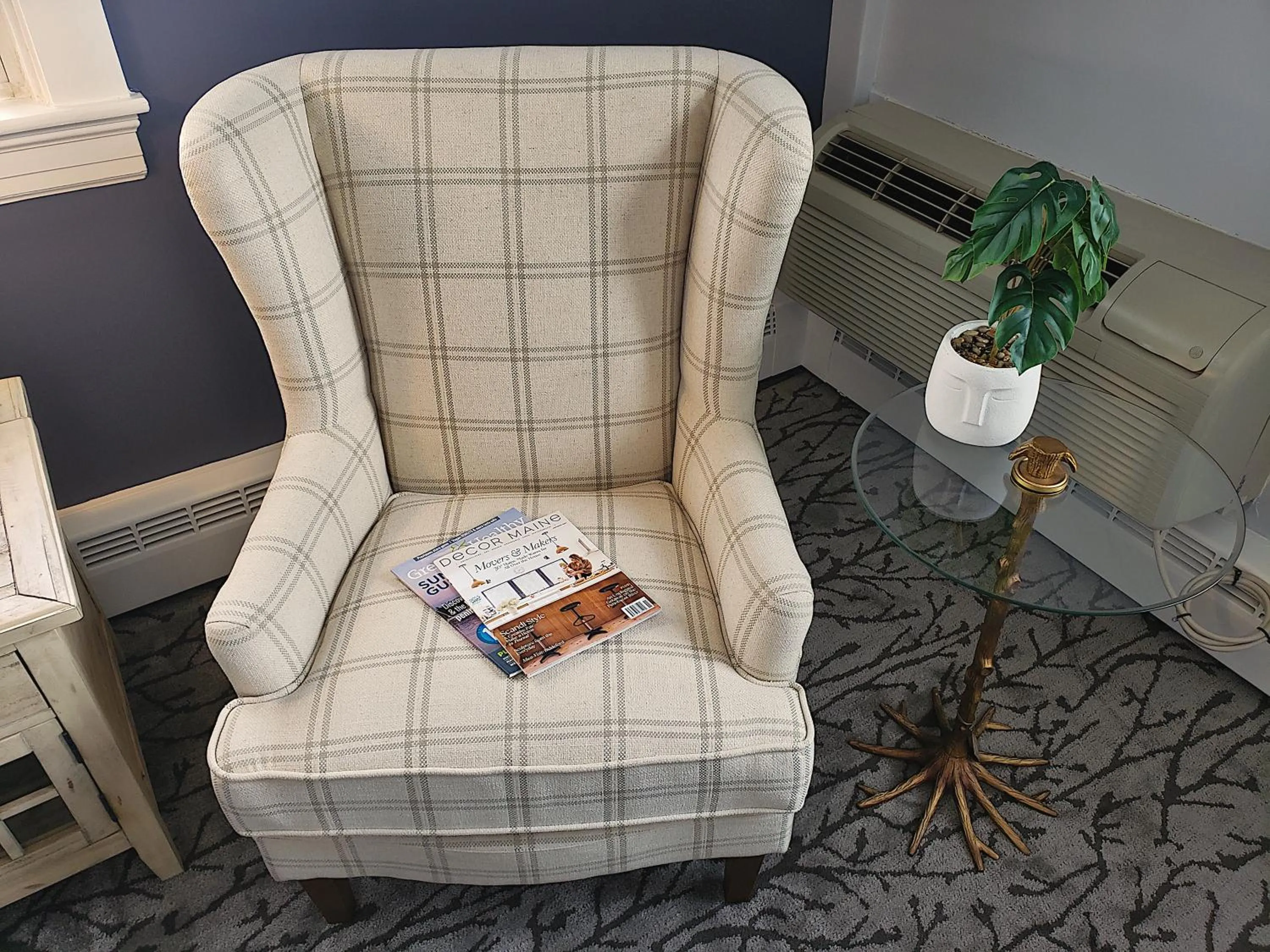 Seating area in Little Fig Hotel